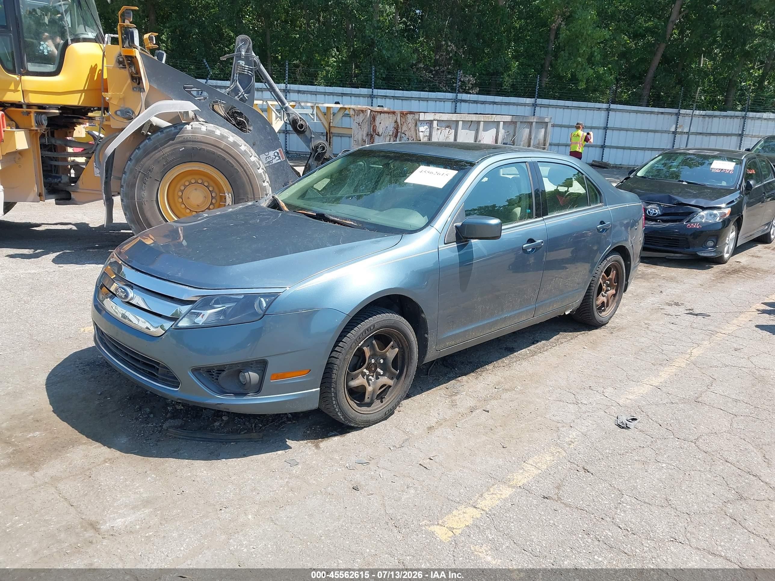 2011 Ford Fusion Se Blue vin: 3FAHP0HA4BR151718
