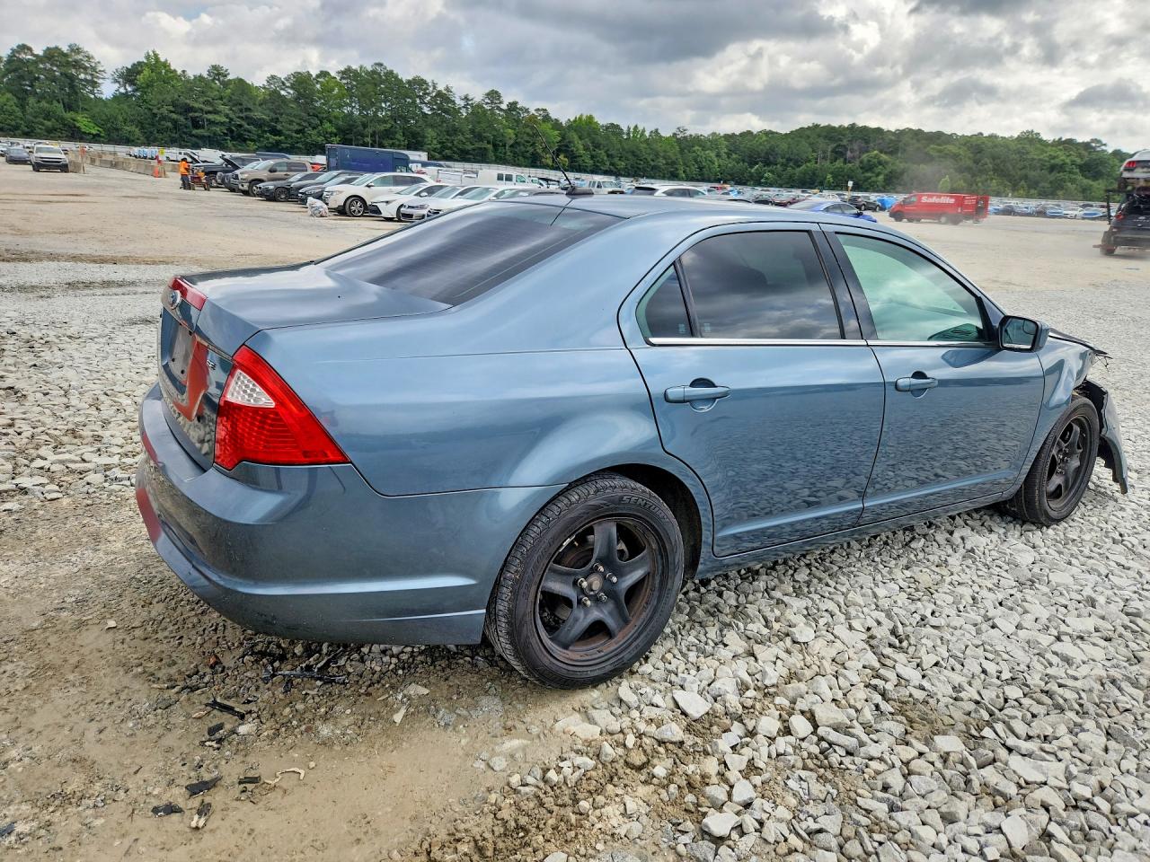 2011 Ford Fusion Se Blue vin: 3FAHP0HA4BR203008