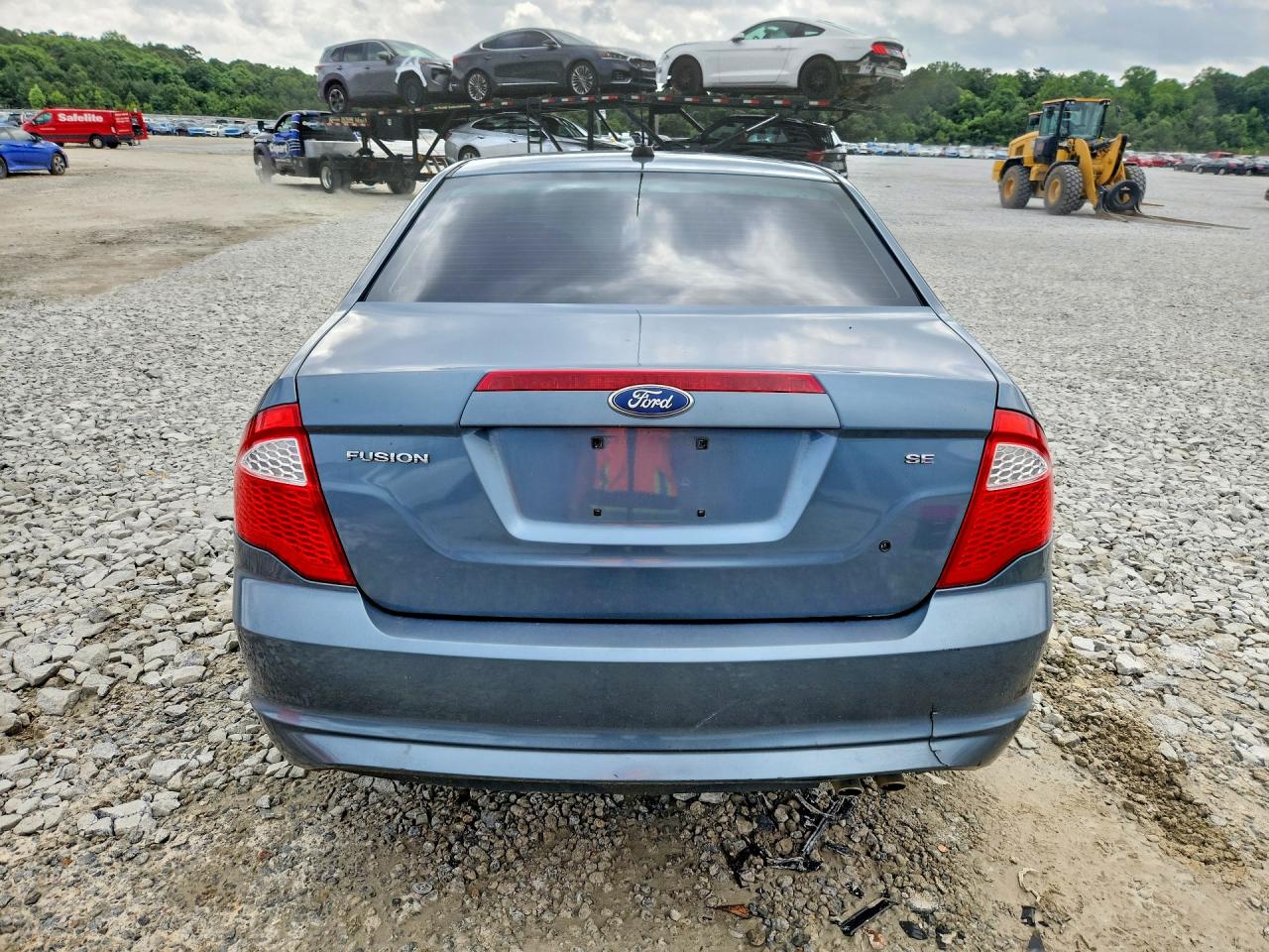 2011 Ford Fusion Se Blue vin: 3FAHP0HA4BR203008