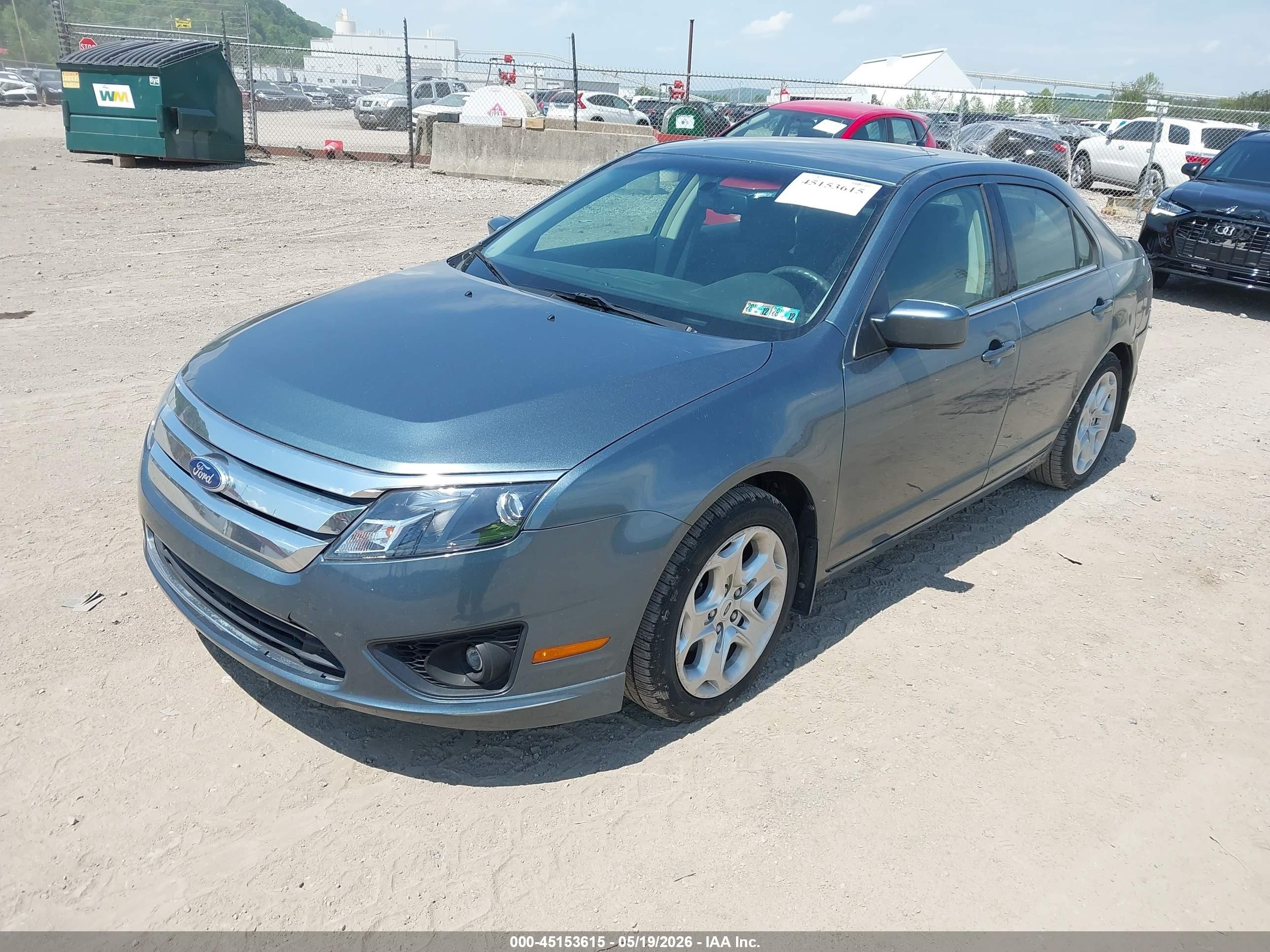 2011 Ford Fusion Se Синий vin: 3FAHP0HA4BR217264