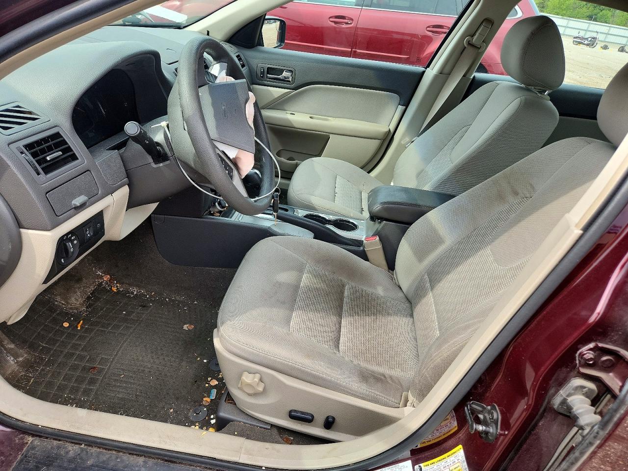 2011 Ford Fusion Se Burgundy vin: 3FAHP0HA4BR255352