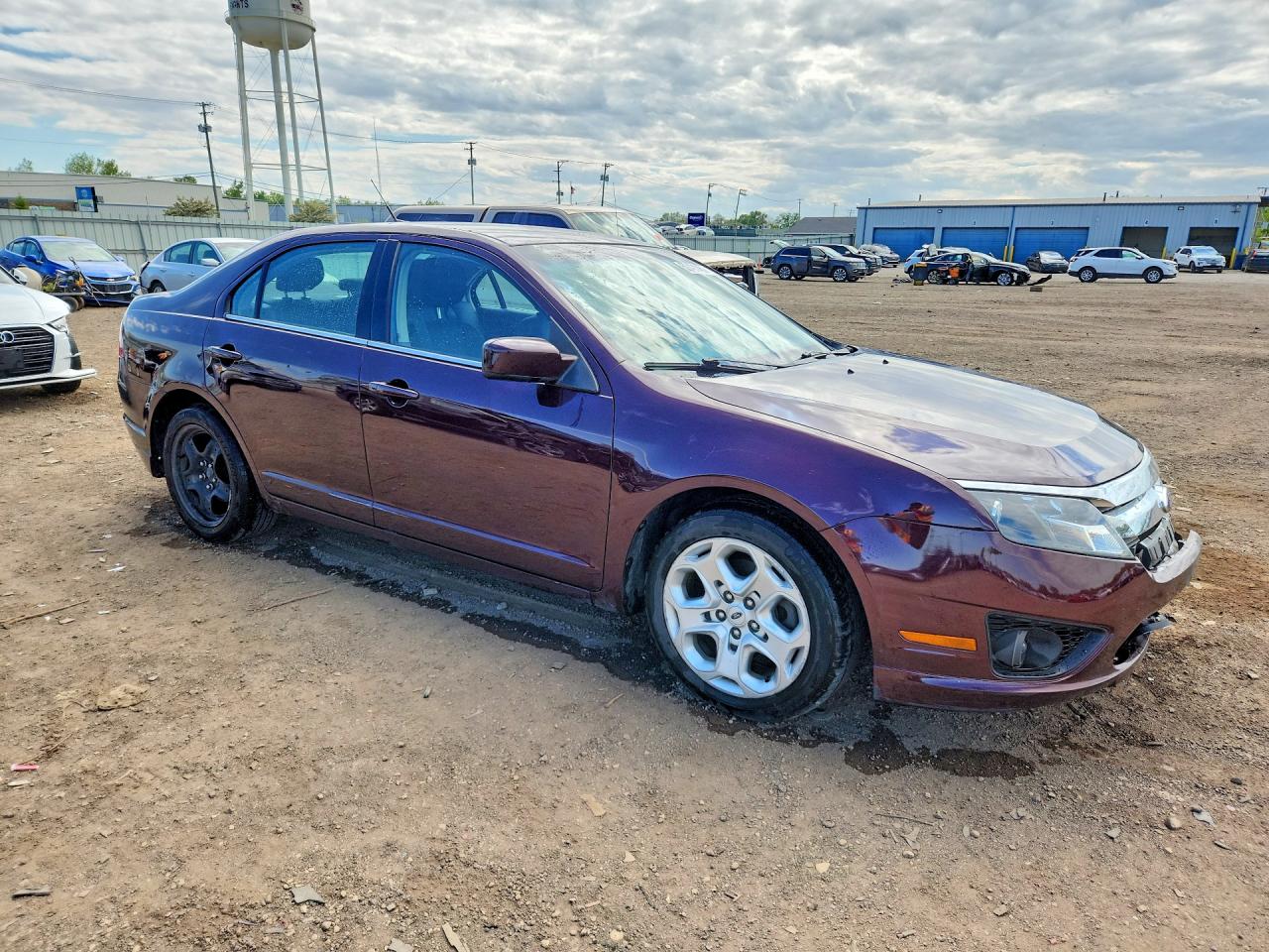 2011 Ford Fusion Se Burgundy vin: 3FAHP0HA4BR273043