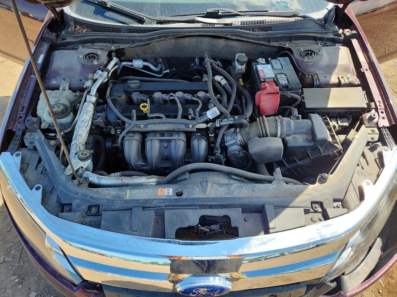 2011 Ford Fusion Se Burgundy vin: 3FAHP0HA4BR273043