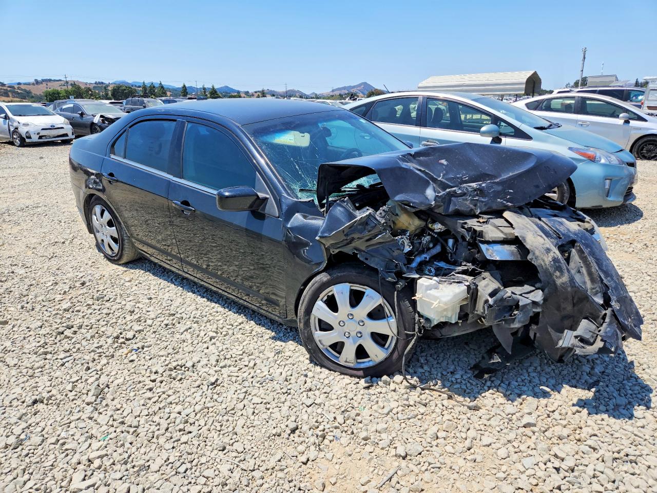 2011 Ford Fusion Se Черный vin: 3FAHP0HA4BR282292