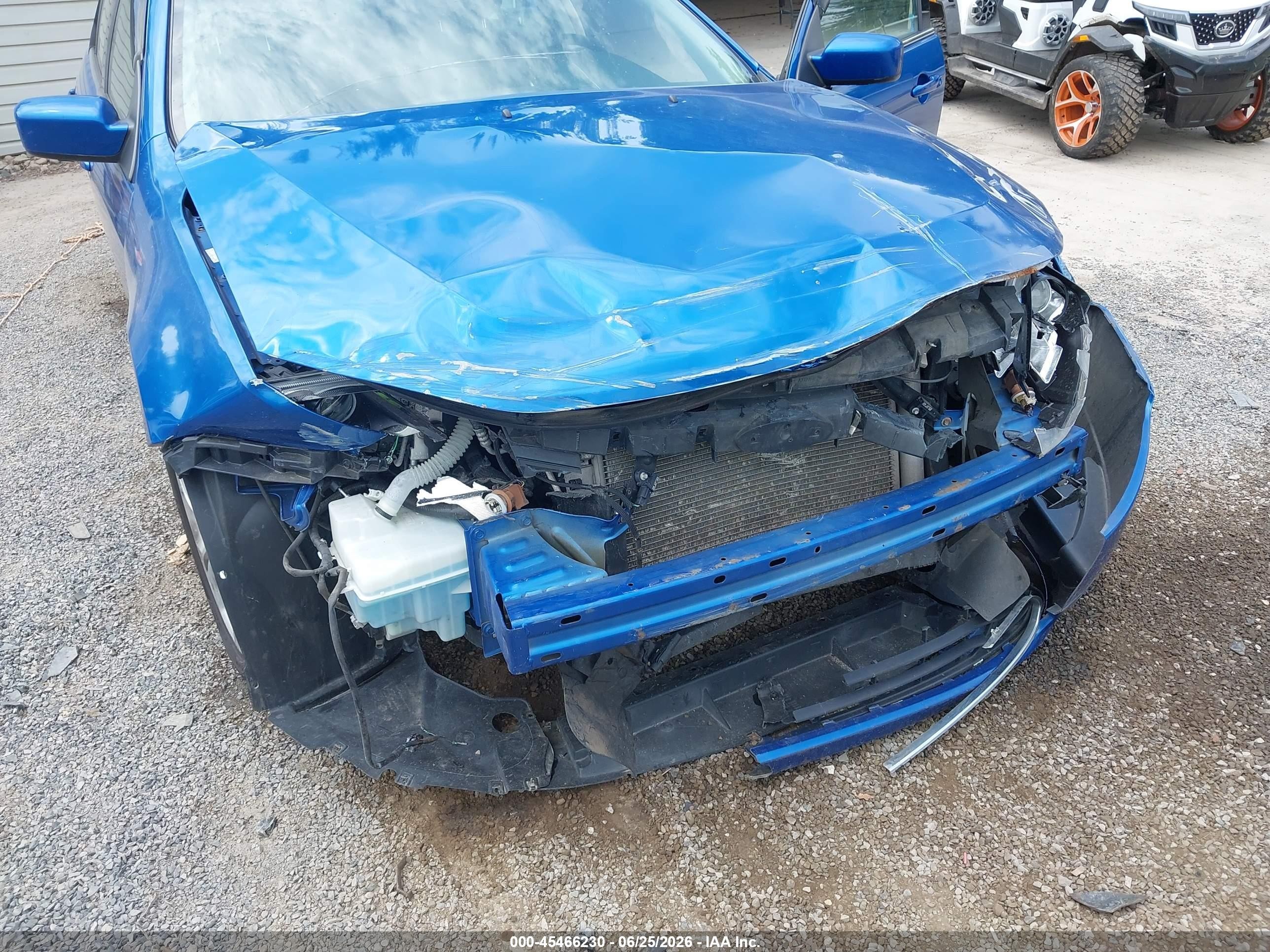 2012 Ford Fusion Se Blue vin: 3FAHP0HA4CR109969