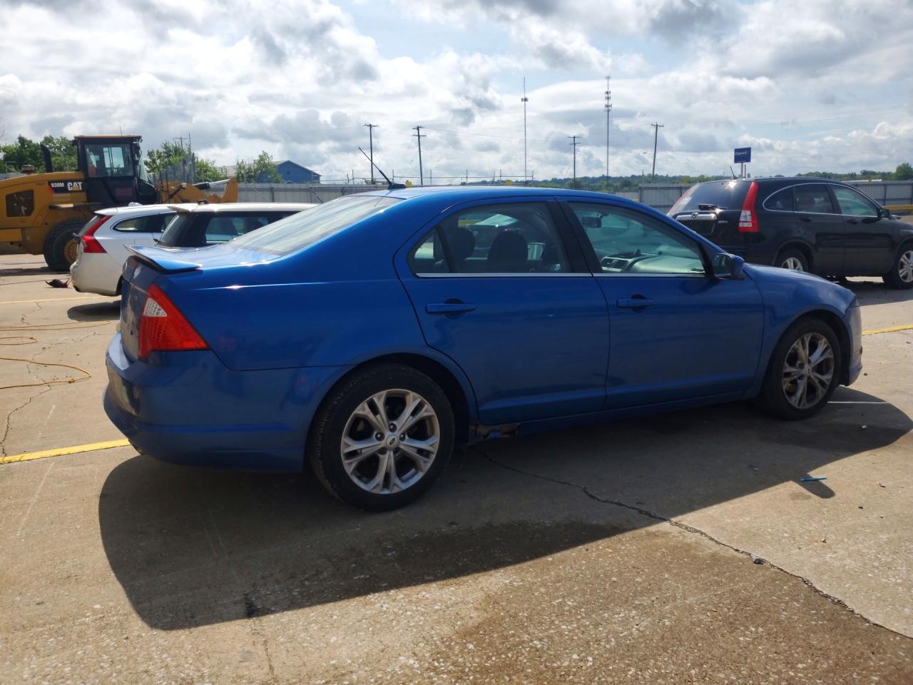 2012 Ford Fusion Se Blue vin: 3FAHP0HA4CR123242