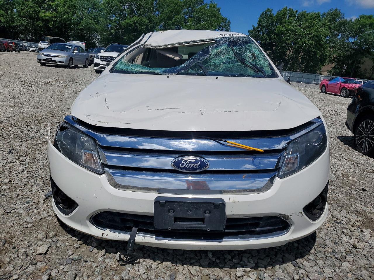 2012 Ford Fusion Se White vin: 3FAHP0HA4CR164941