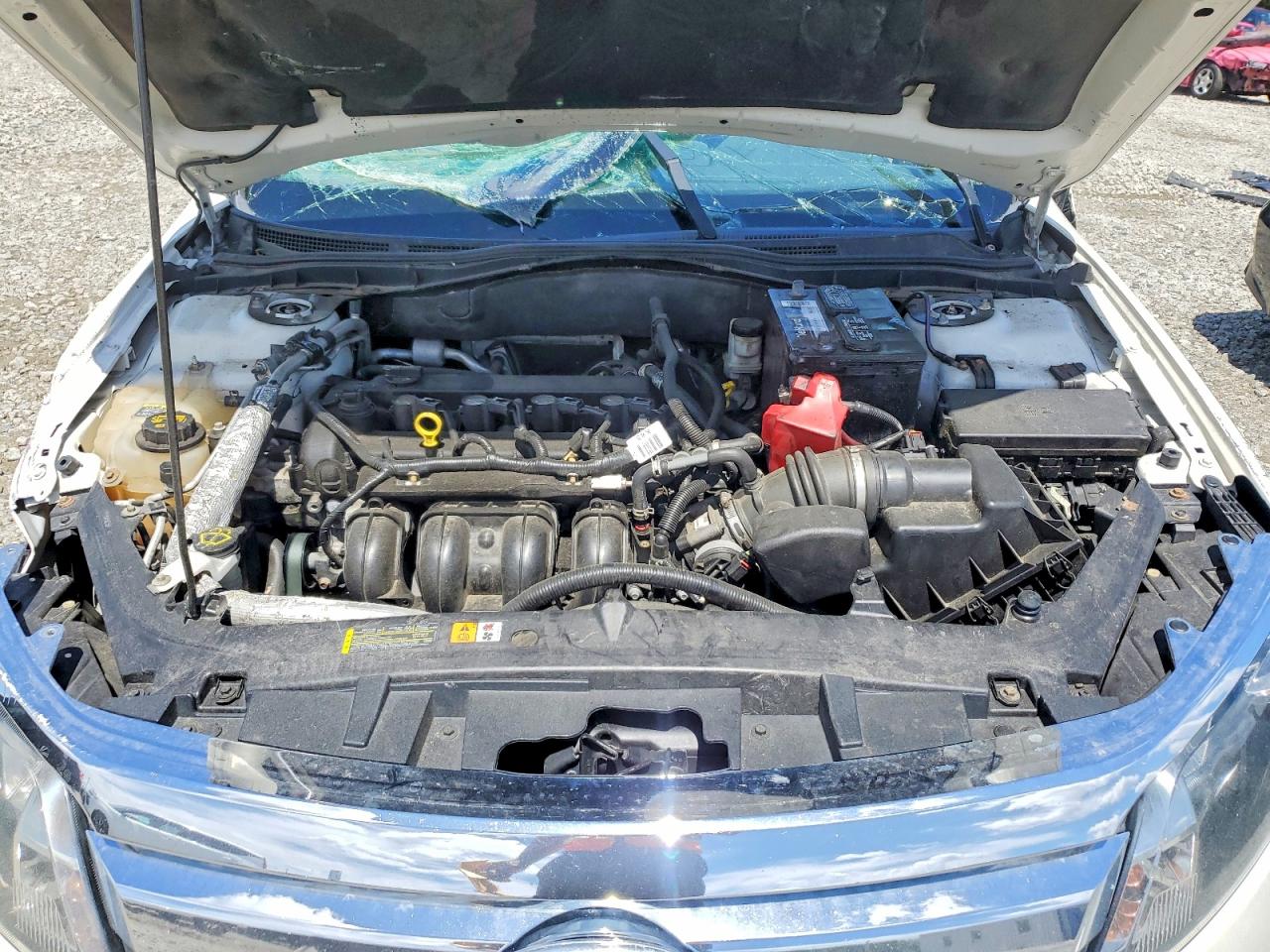 2012 Ford Fusion Se White vin: 3FAHP0HA4CR164941