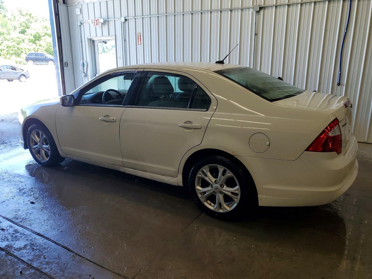 2012 Ford Fusion Se White vin: 3FAHP0HA4CR168522