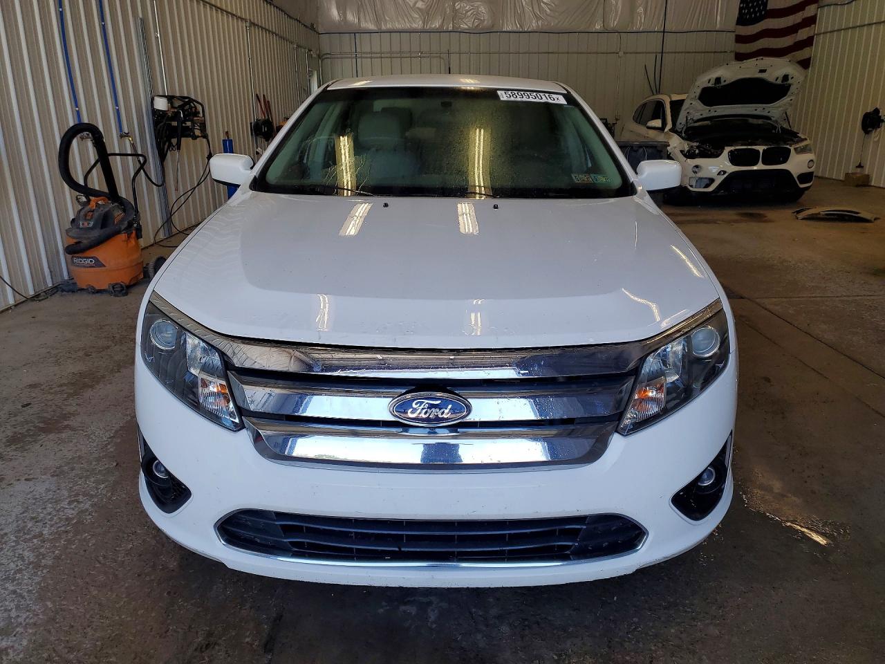 2012 Ford Fusion Se White vin: 3FAHP0HA4CR168522