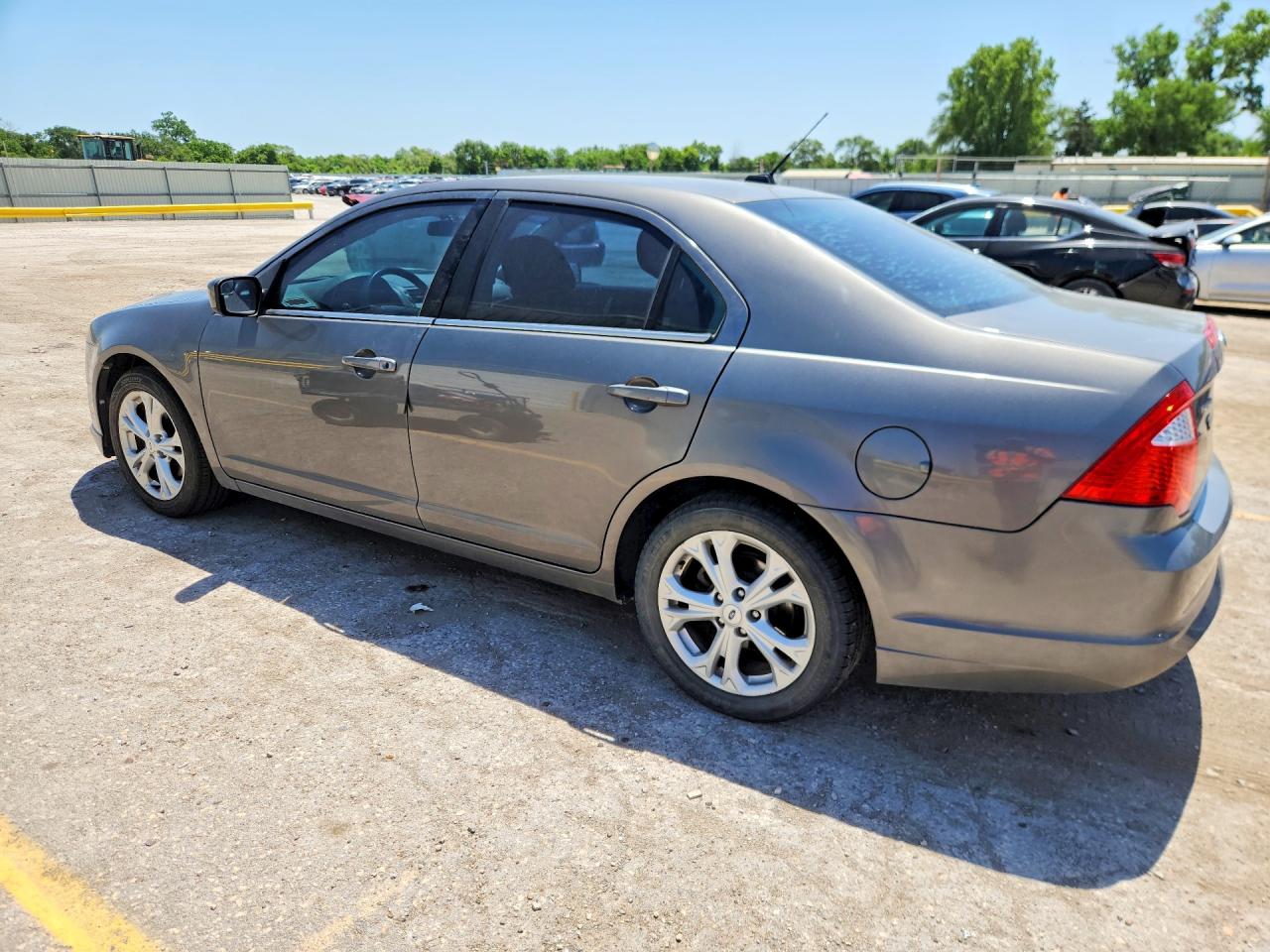 2012 Ford Fusion Se Gray vin: 3FAHP0HA4CR181917
