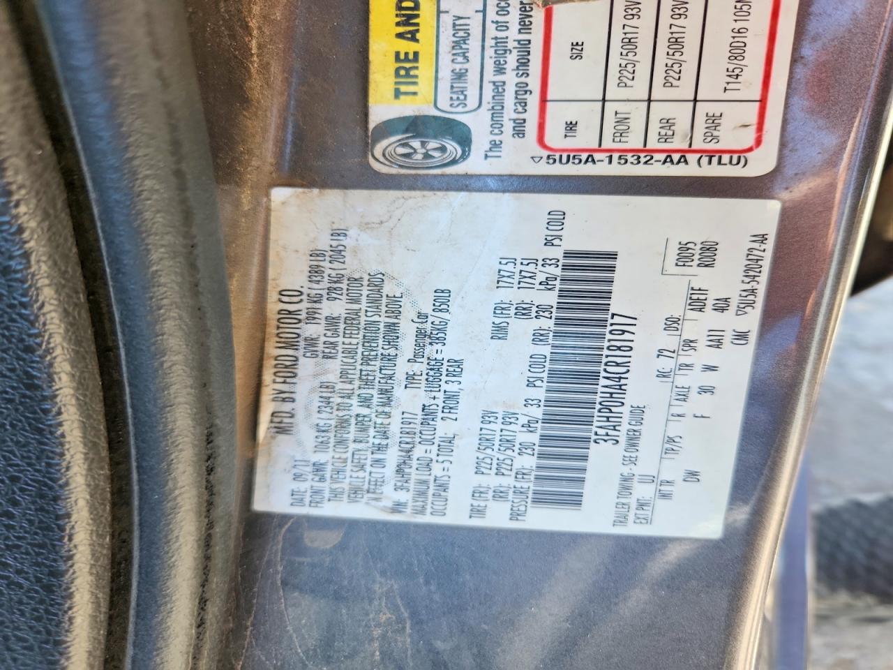2012 Ford Fusion Se Gray vin: 3FAHP0HA4CR181917
