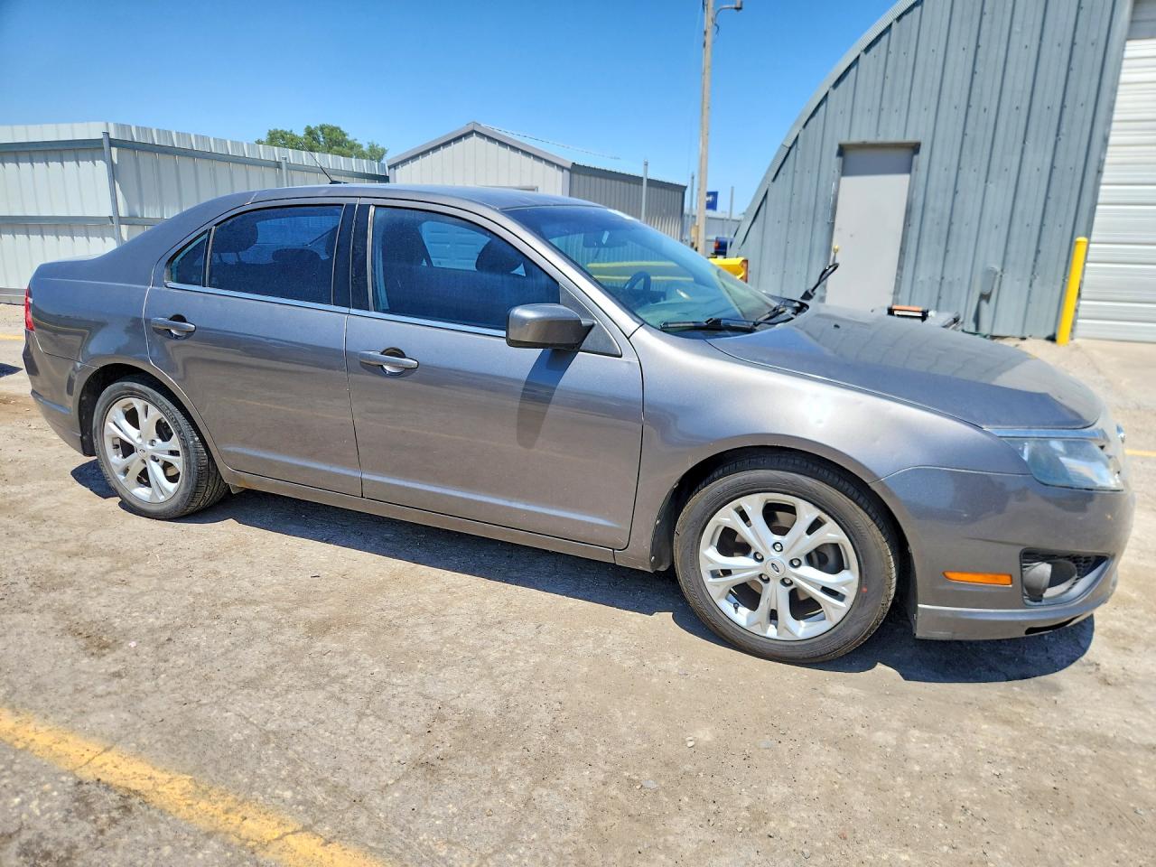 2012 Ford Fusion Se Gray vin: 3FAHP0HA4CR181917