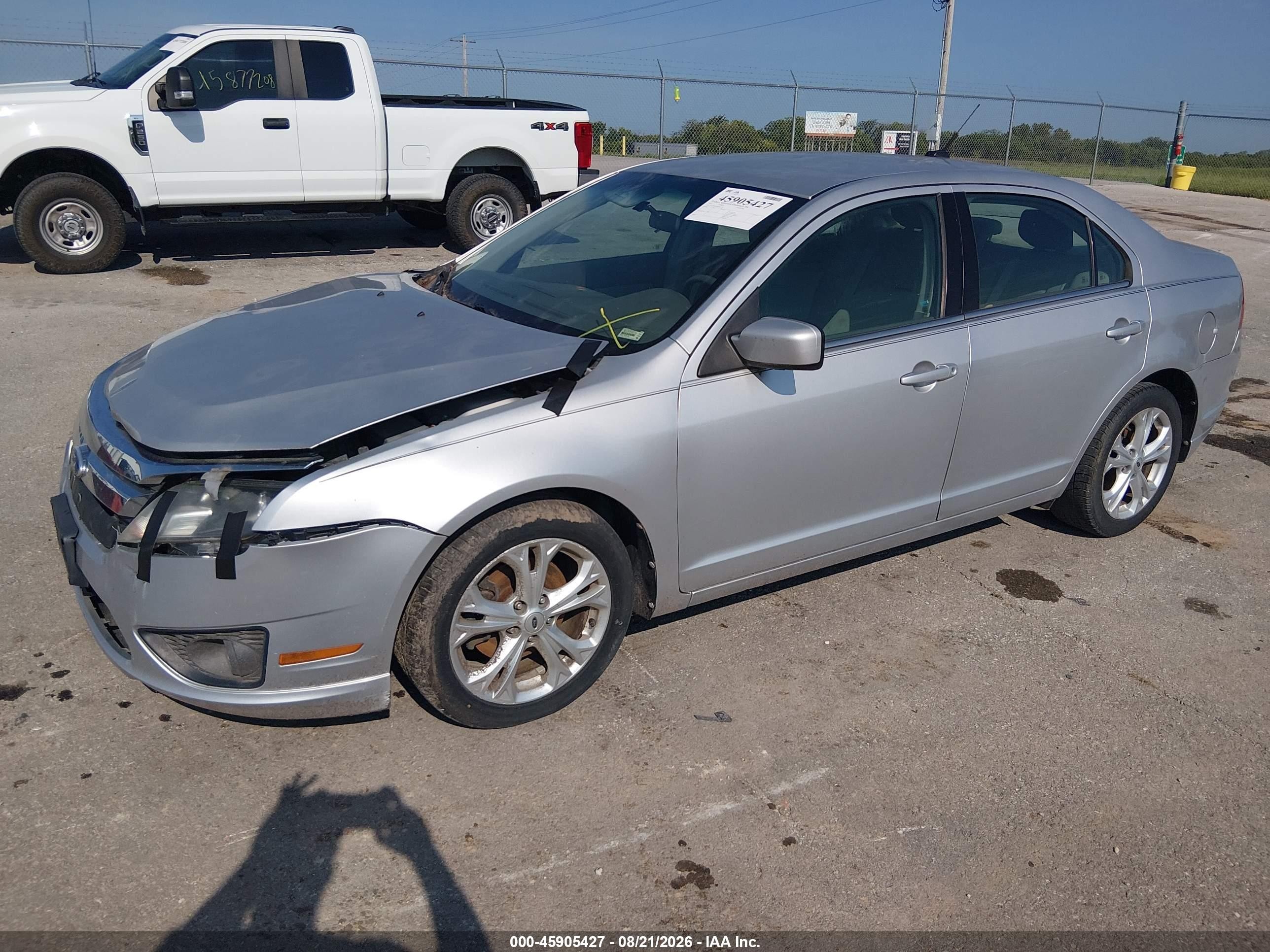 2012 Ford Fusion Se Silver vin: 3FAHP0HA4CR201292