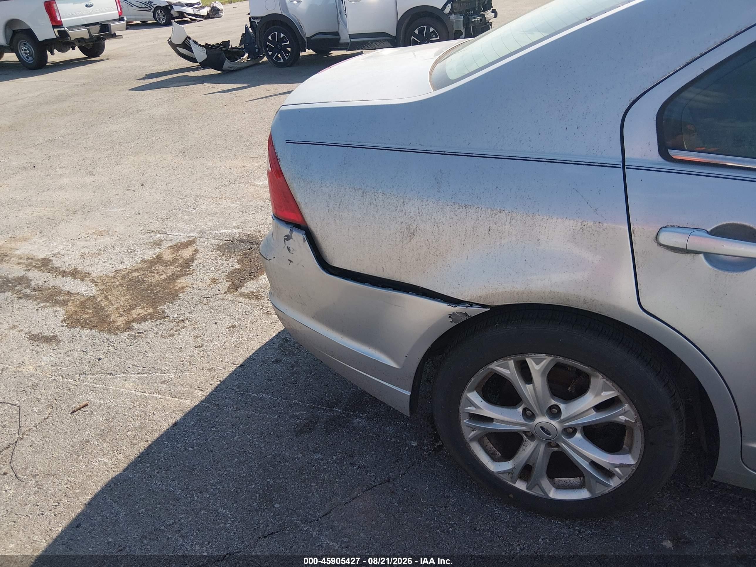 2012 Ford Fusion Se Silver vin: 3FAHP0HA4CR201292