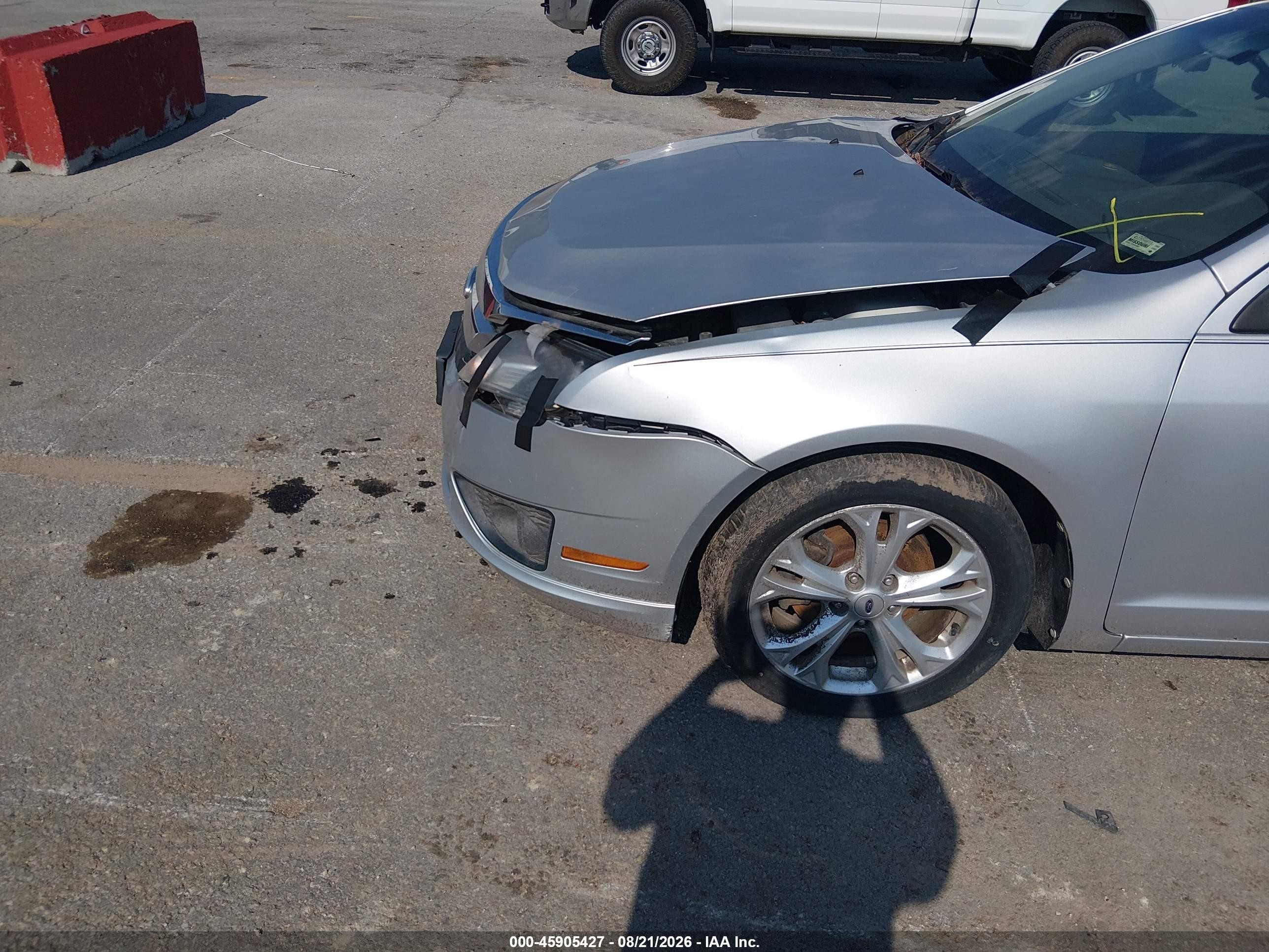 2012 Ford Fusion Se Silver vin: 3FAHP0HA4CR201292