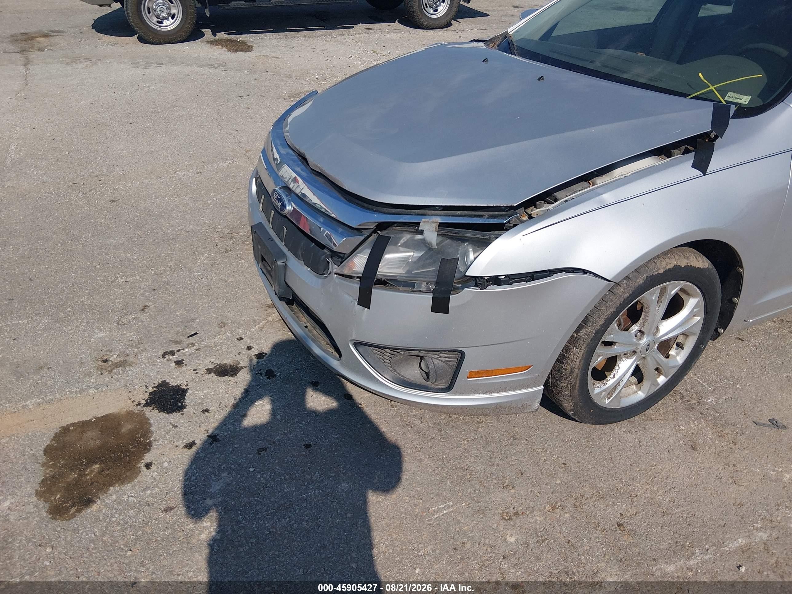 2012 Ford Fusion Se Silver vin: 3FAHP0HA4CR201292