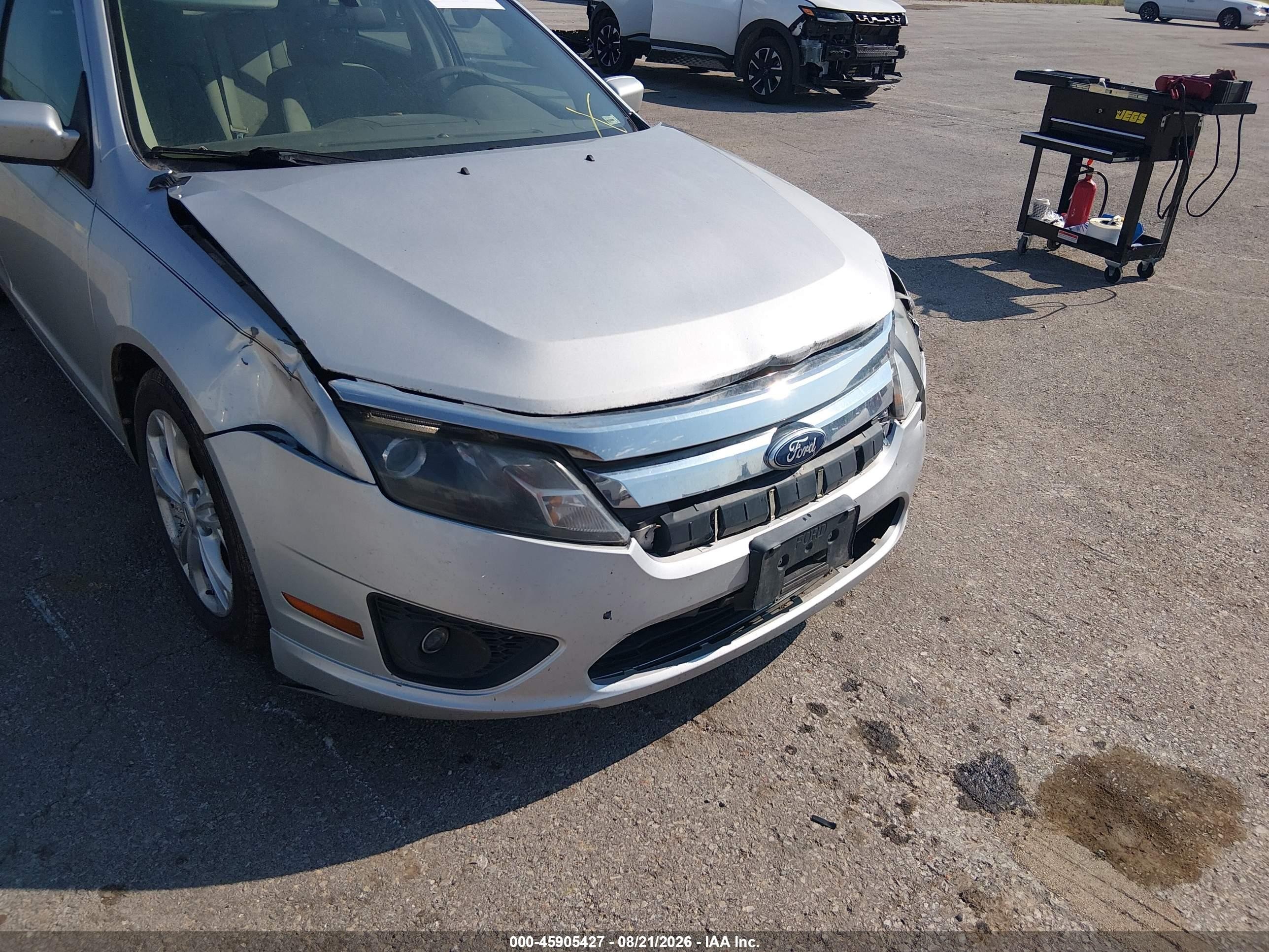 2012 Ford Fusion Se Silver vin: 3FAHP0HA4CR201292