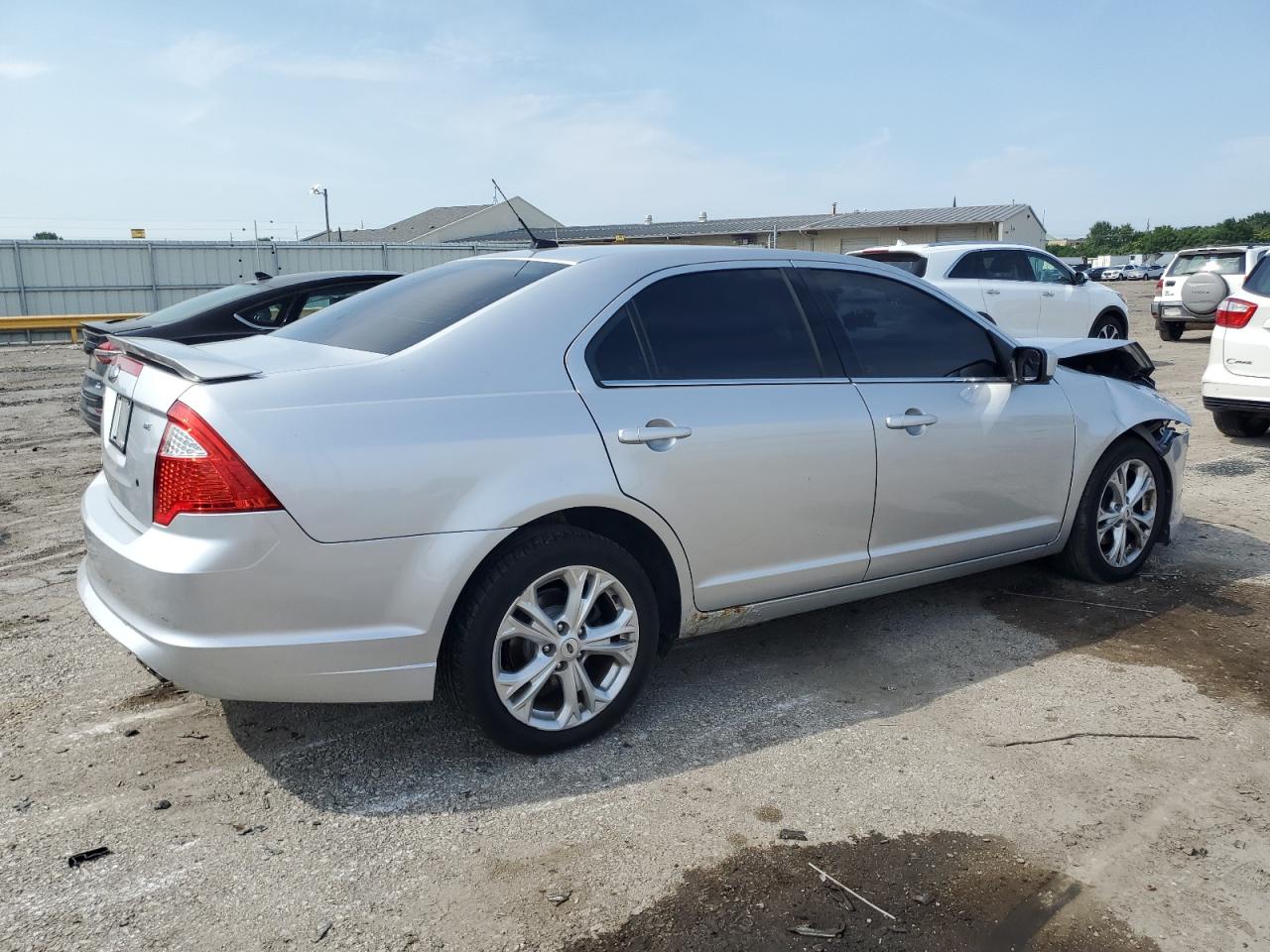 2012 Ford Fusion Se Silver vin: 3FAHP0HA4CR204046