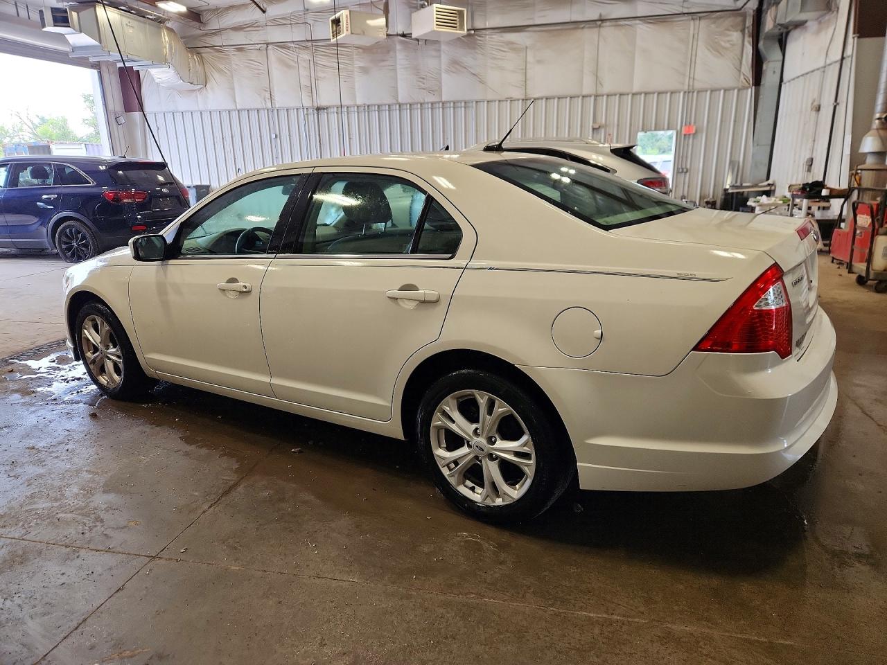 2012 Ford Fusion Se White vin: 3FAHP0HA4CR233286