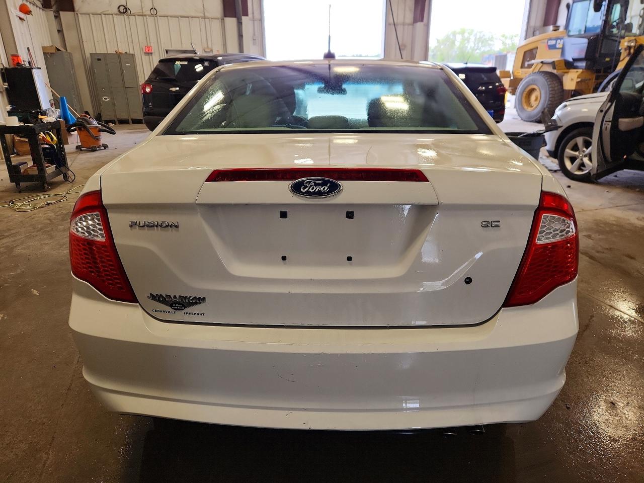 2012 Ford Fusion Se White vin: 3FAHP0HA4CR233286
