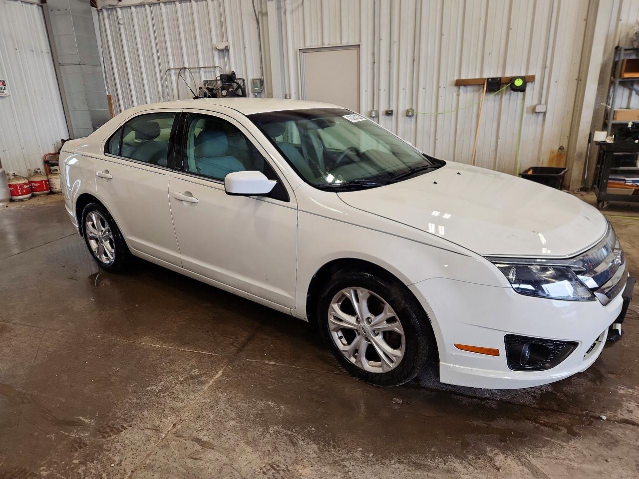 2012 Ford Fusion Se White vin: 3FAHP0HA4CR233286