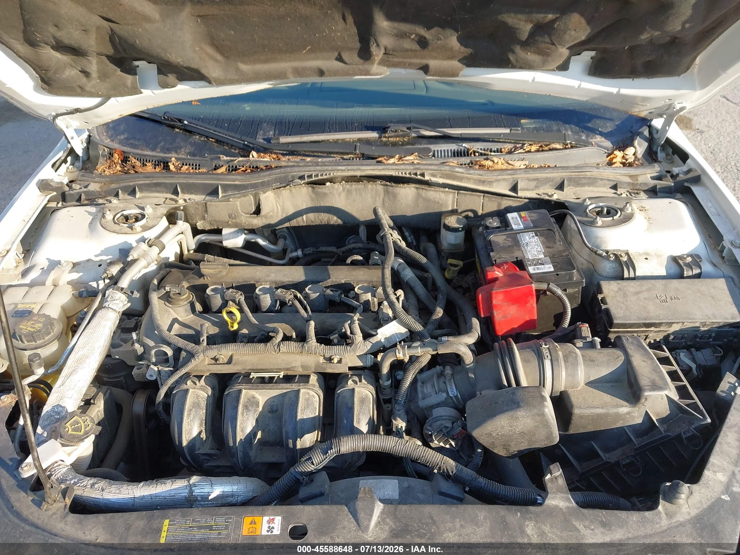 2012 Ford Fusion Se White vin: 3FAHP0HA4CR235541
