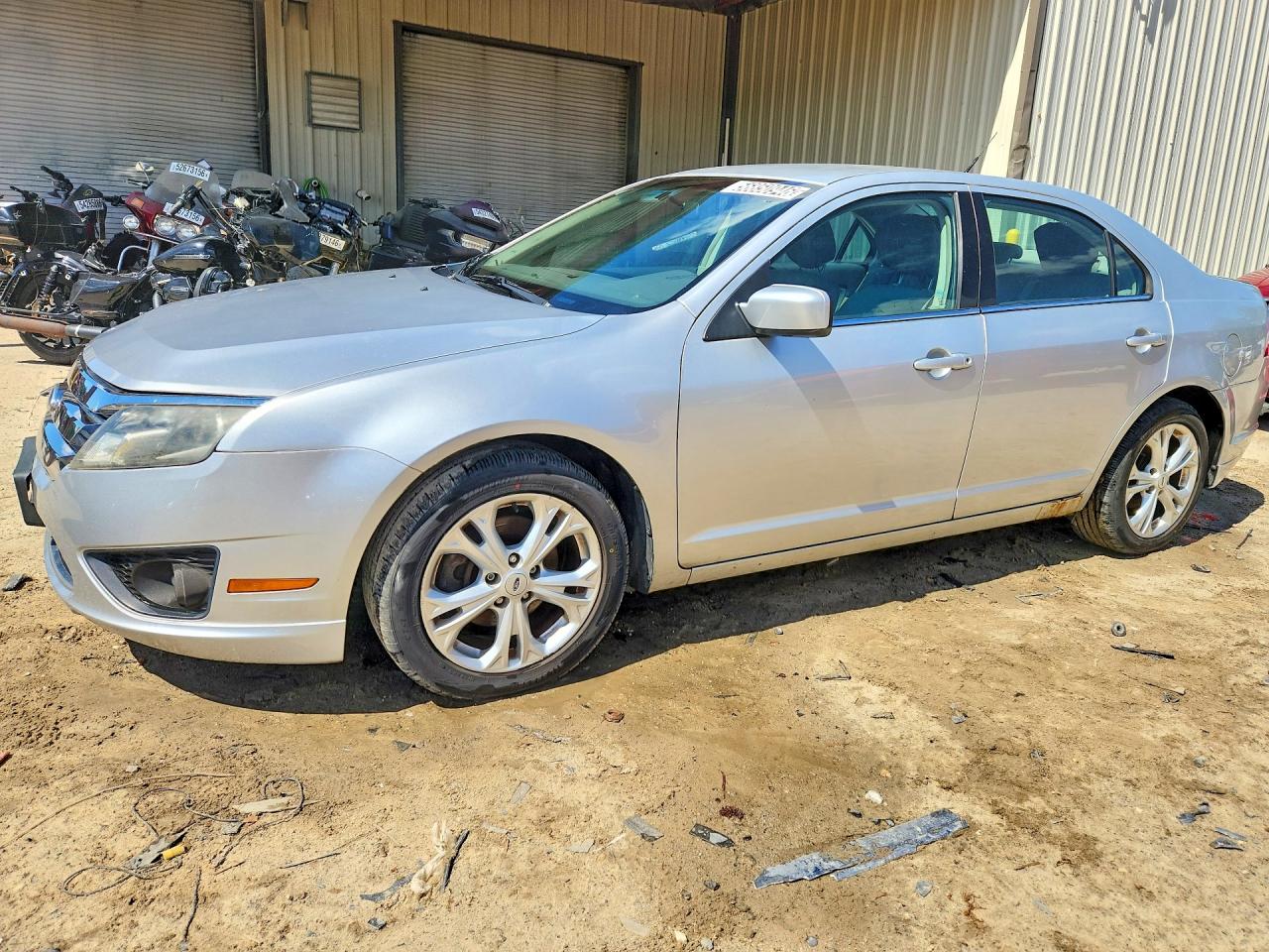 2012 Ford Fusion Se Silver vin: 3FAHP0HA4CR235586