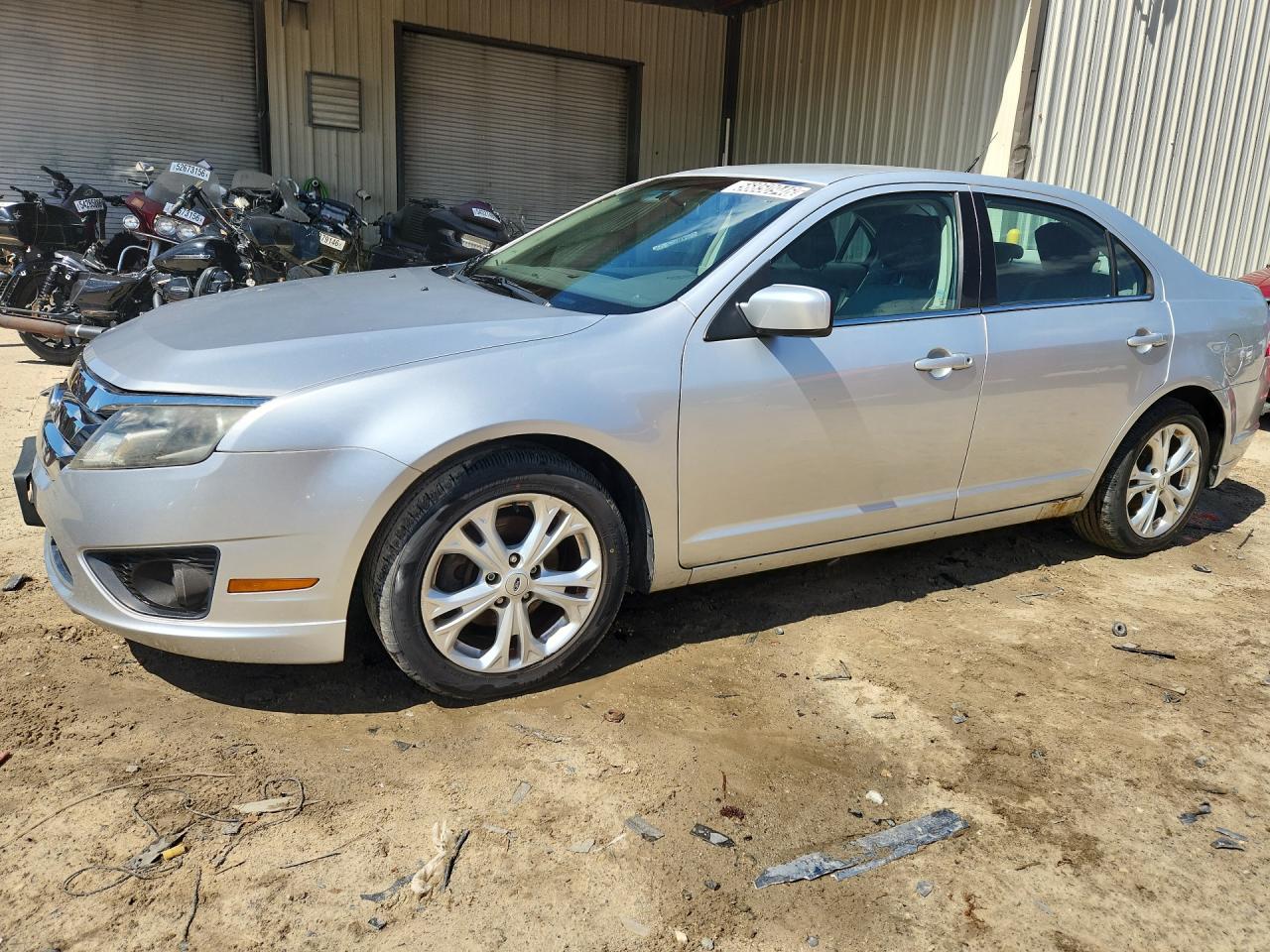 2012 Ford Fusion Se Silver vin: 3FAHP0HA4CR235586 Damage: Left Rocker Panel, Corrosion, > 12 Inches