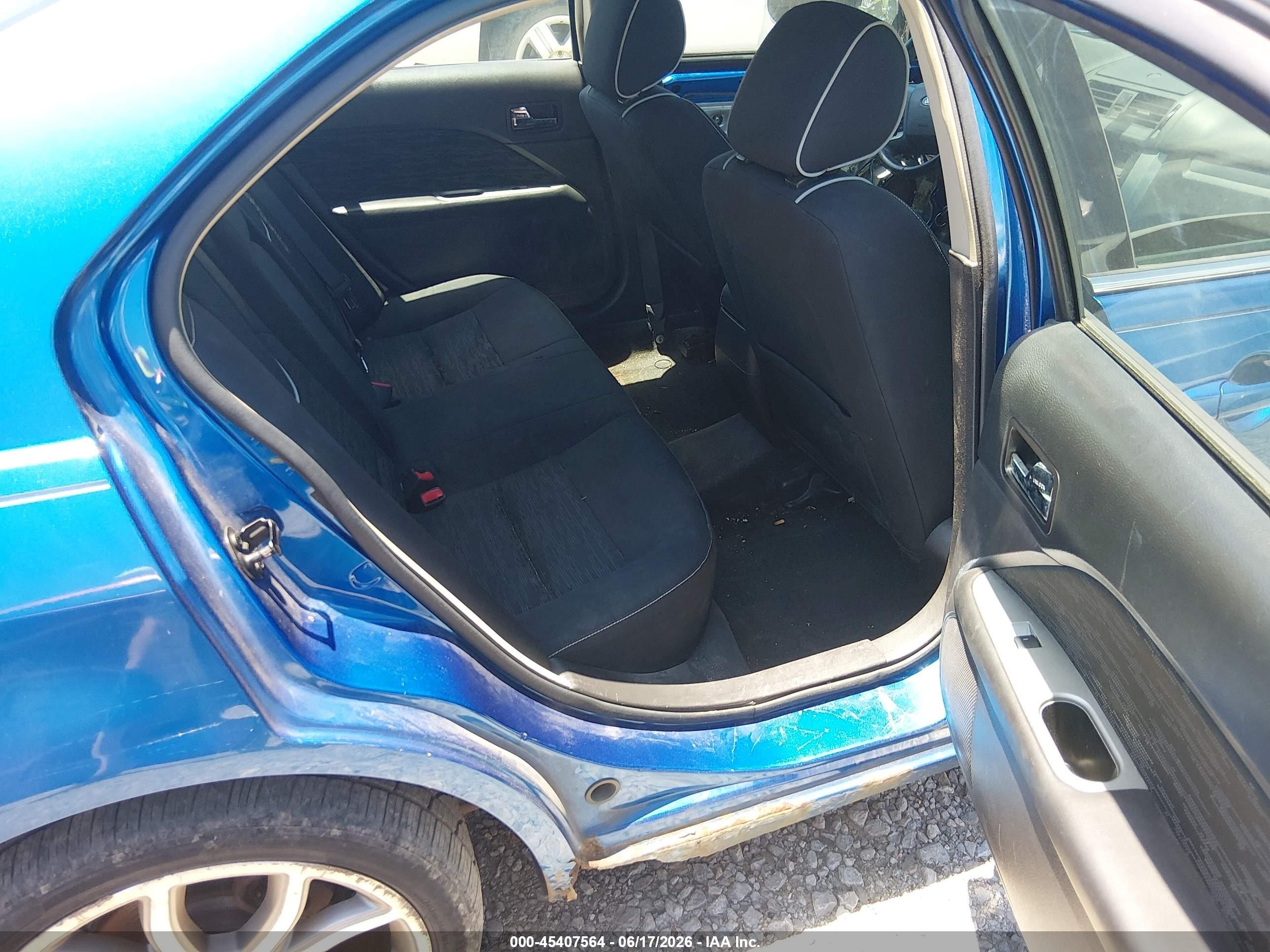 2012 Ford Fusion Se Blue vin: 3FAHP0HA4CR237015