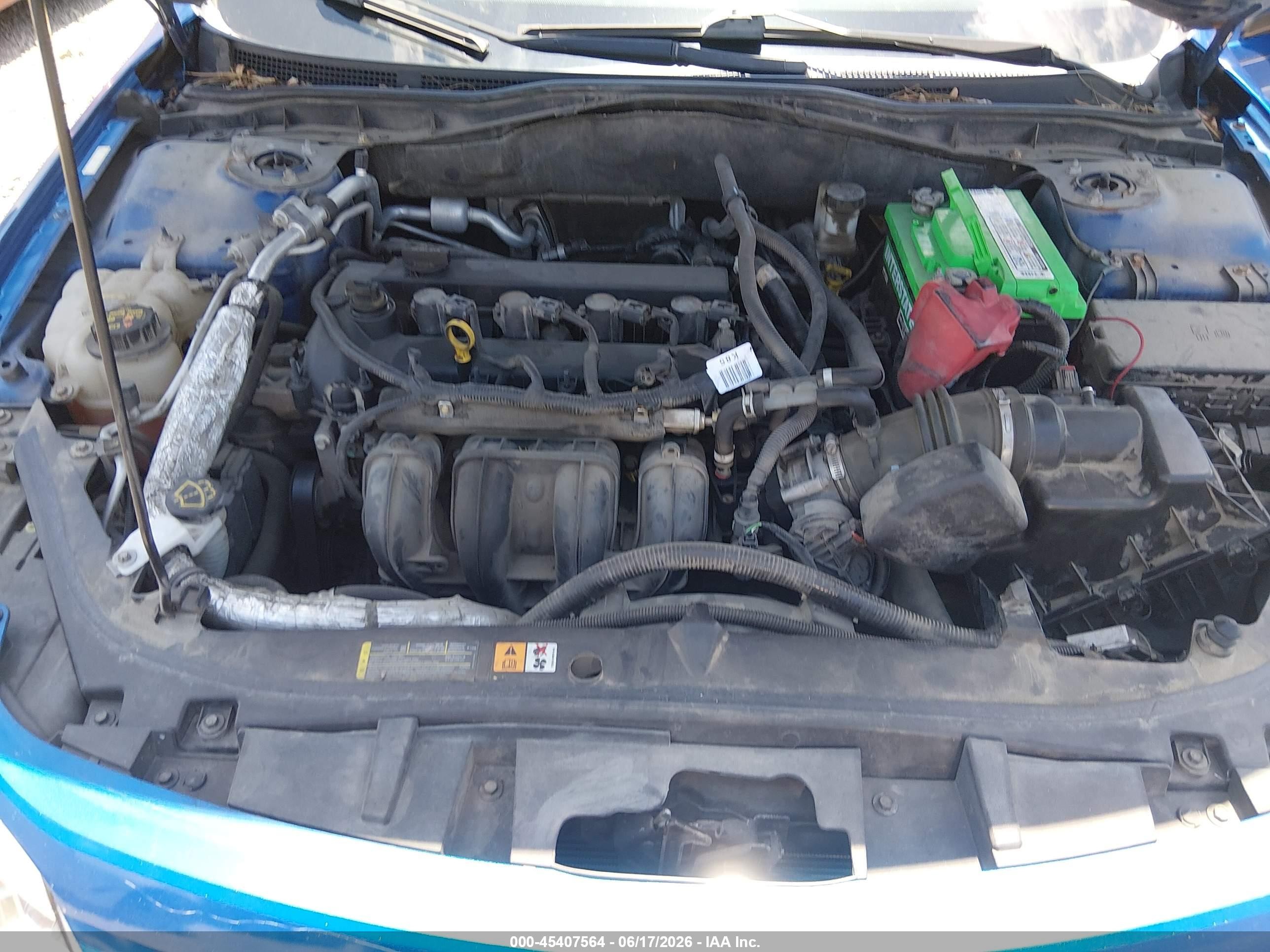2012 Ford Fusion Se Blue vin: 3FAHP0HA4CR237015