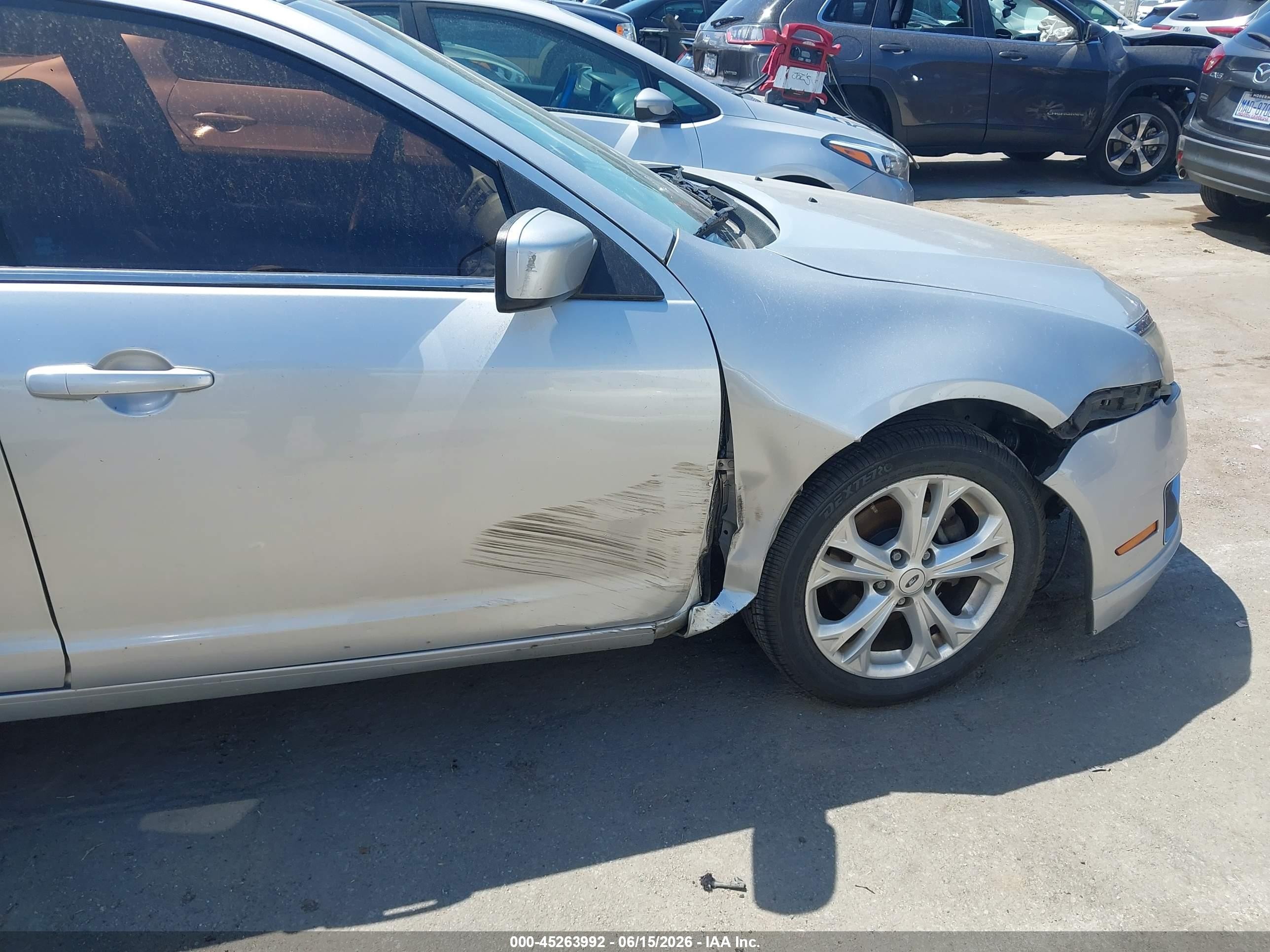 2012 Ford Fusion Se Gray vin: 3FAHP0HA4CR307225