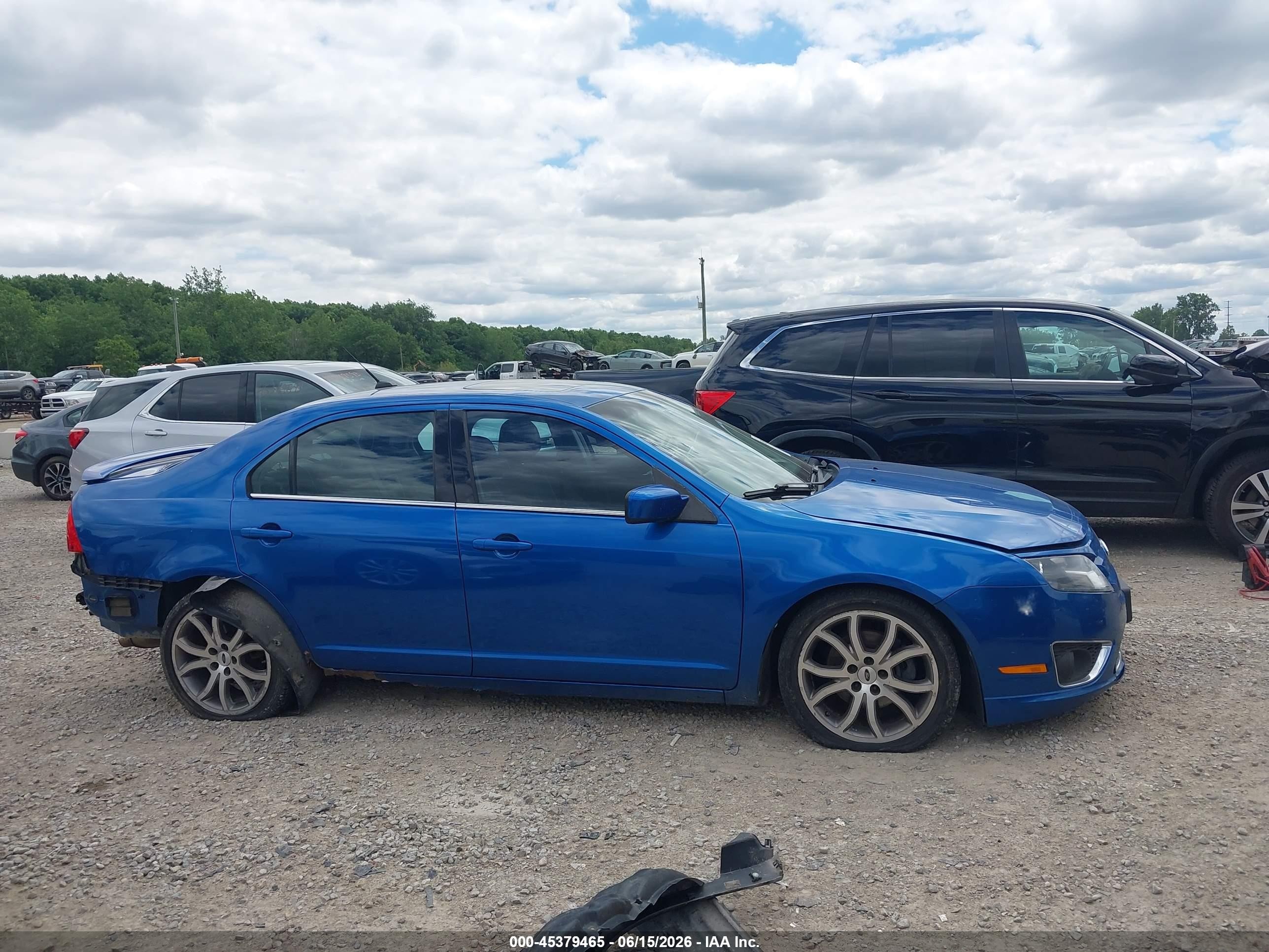 2012 Ford Fusion Se Blue vin: 3FAHP0HA4CR309704