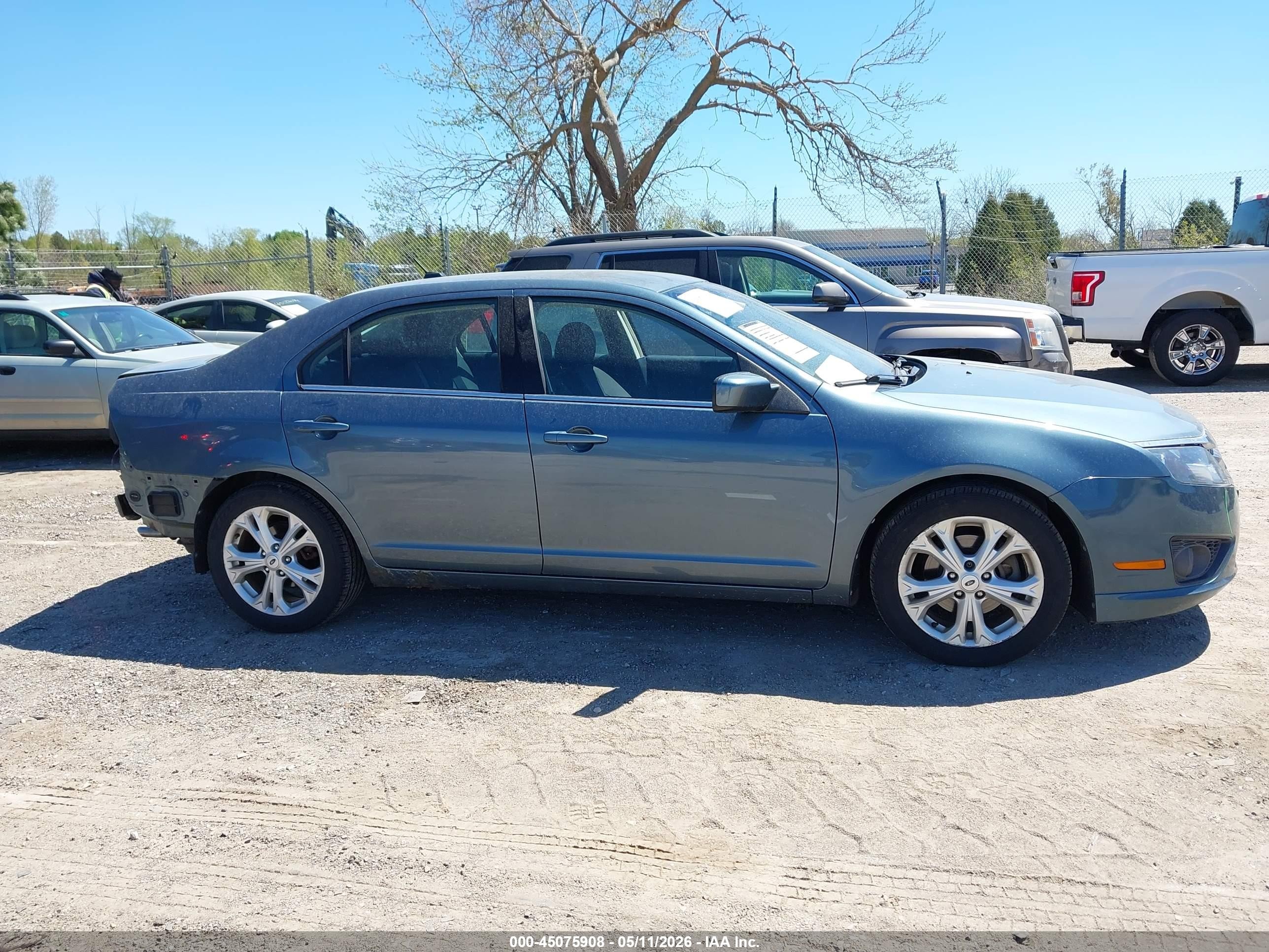 2012 Ford Fusion Se Blue vin: 3FAHP0HA4CR325868