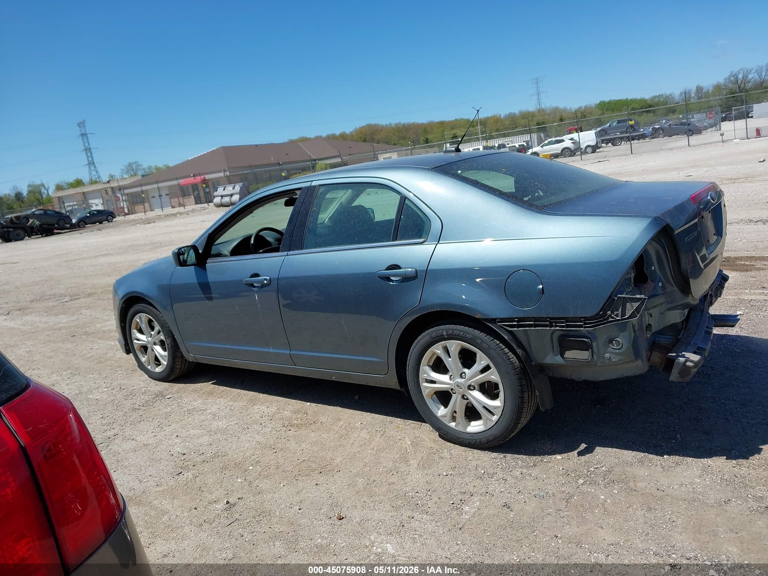 2012 Ford Fusion Se Blue vin: 3FAHP0HA4CR325868