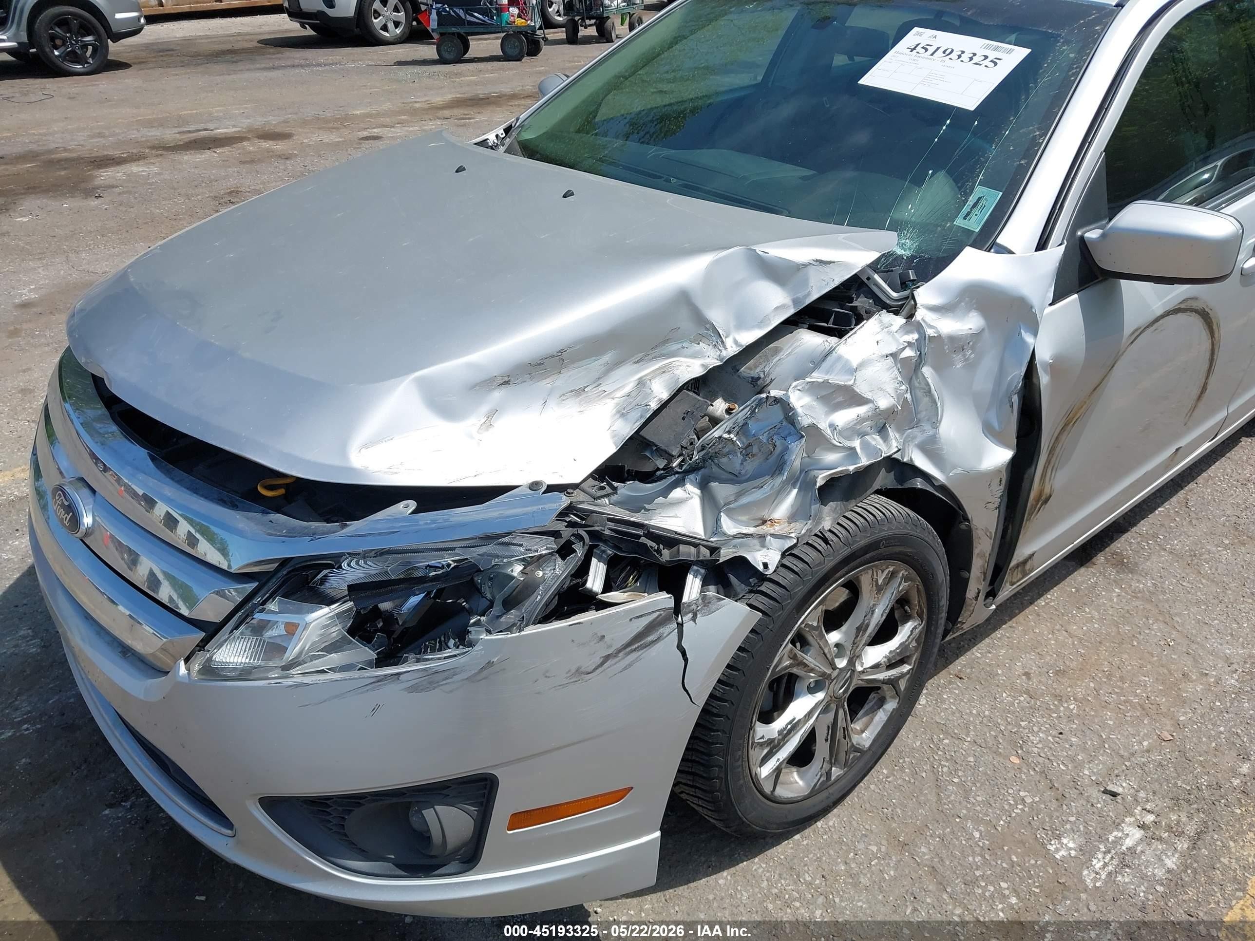 2012 Ford Fusion Se White vin: 3FAHP0HA4CR330889