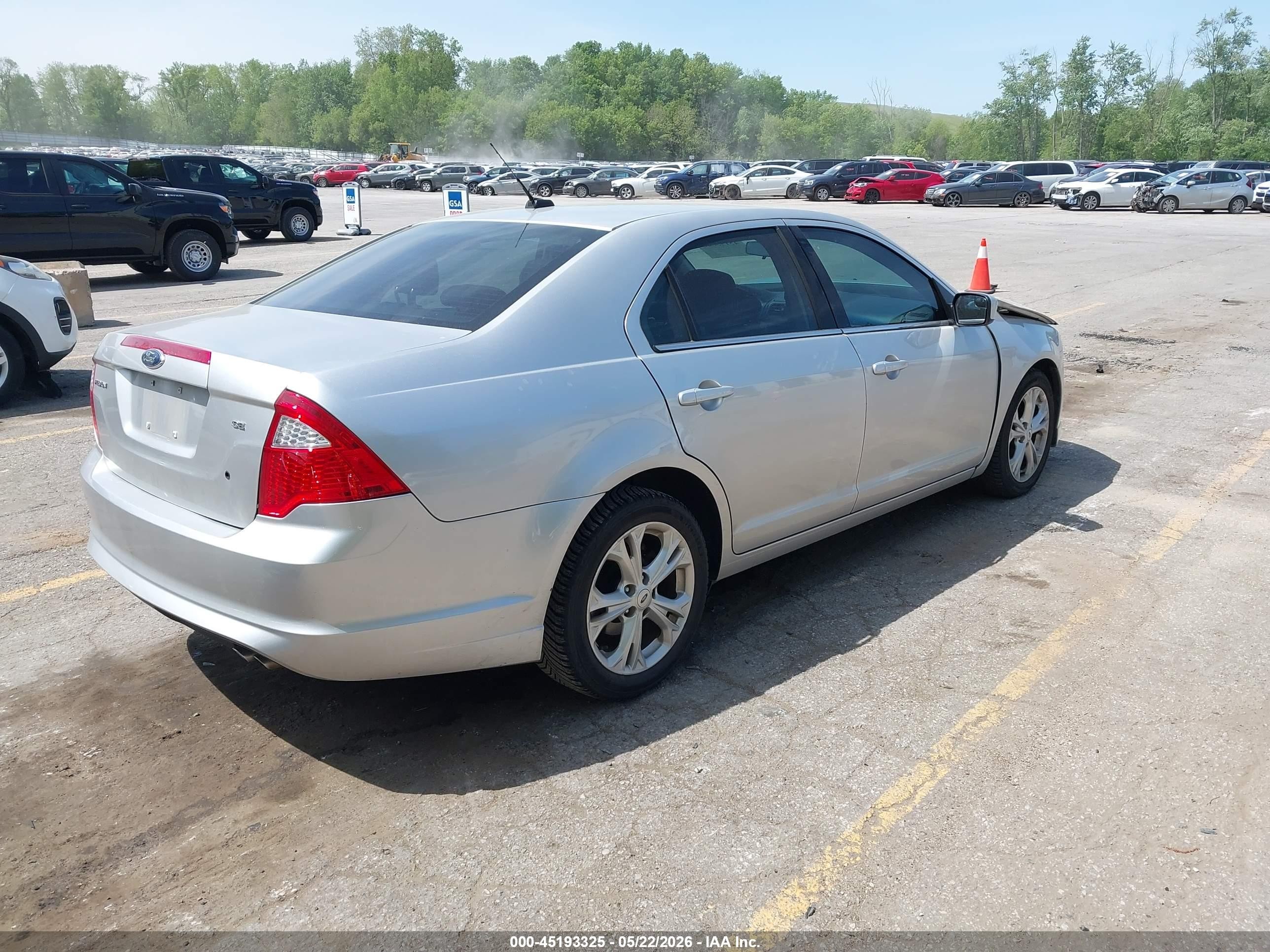 2012 Ford Fusion Se White vin: 3FAHP0HA4CR330889