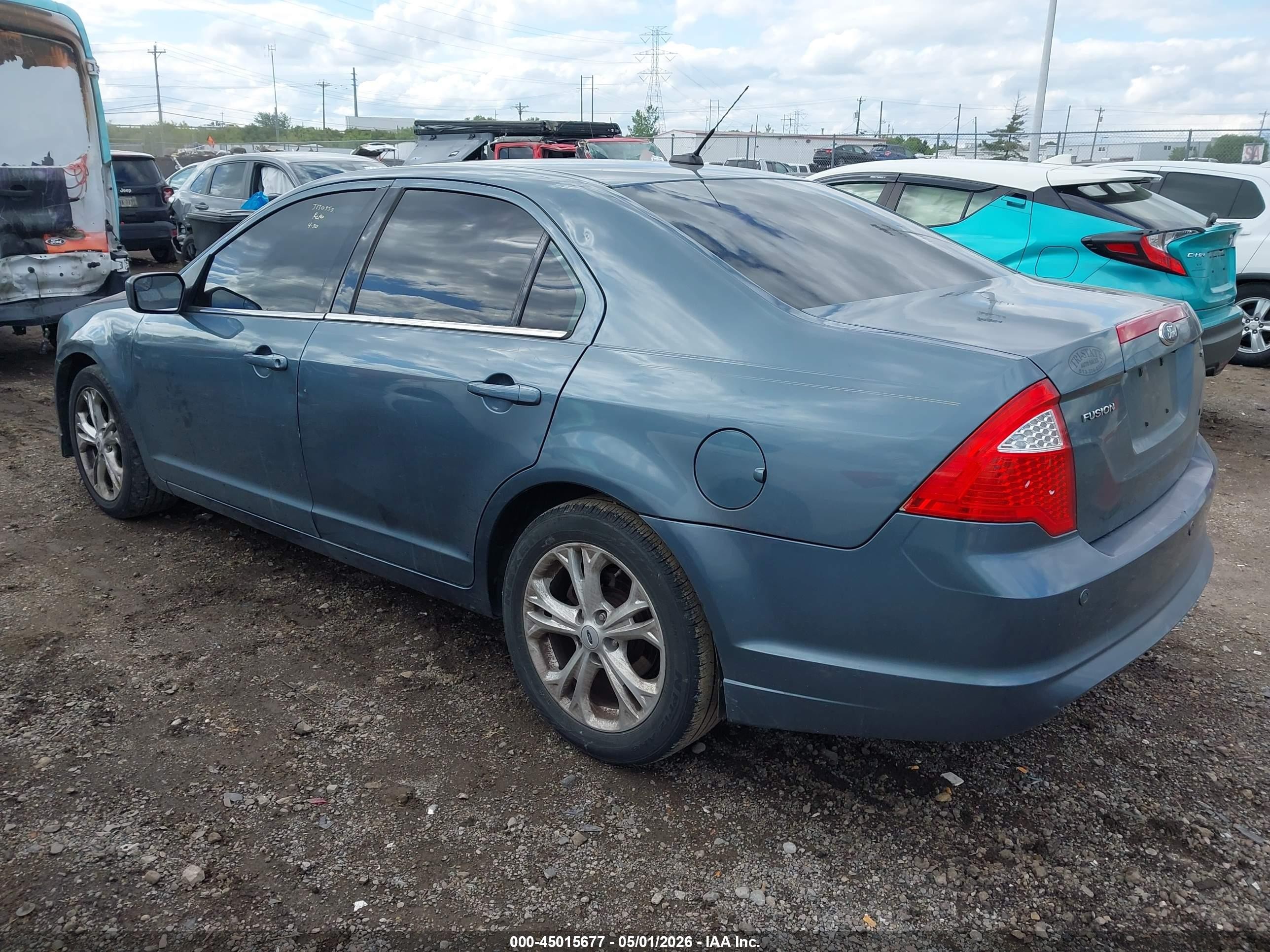 2012 Ford Fusion Se Синий vin: 3FAHP0HA4CR358952