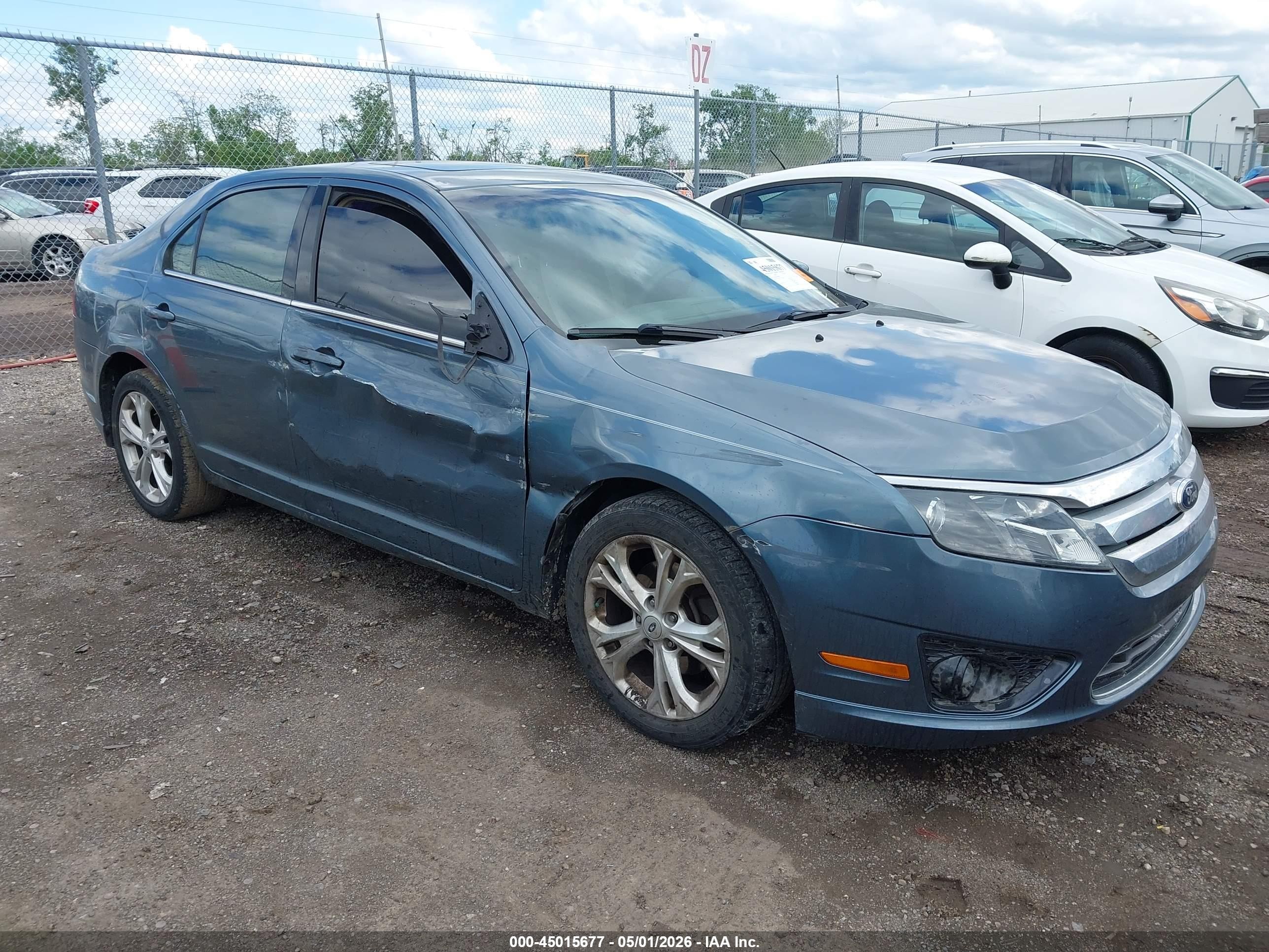2012 Ford Fusion Se Синий vin: 3FAHP0HA4CR358952