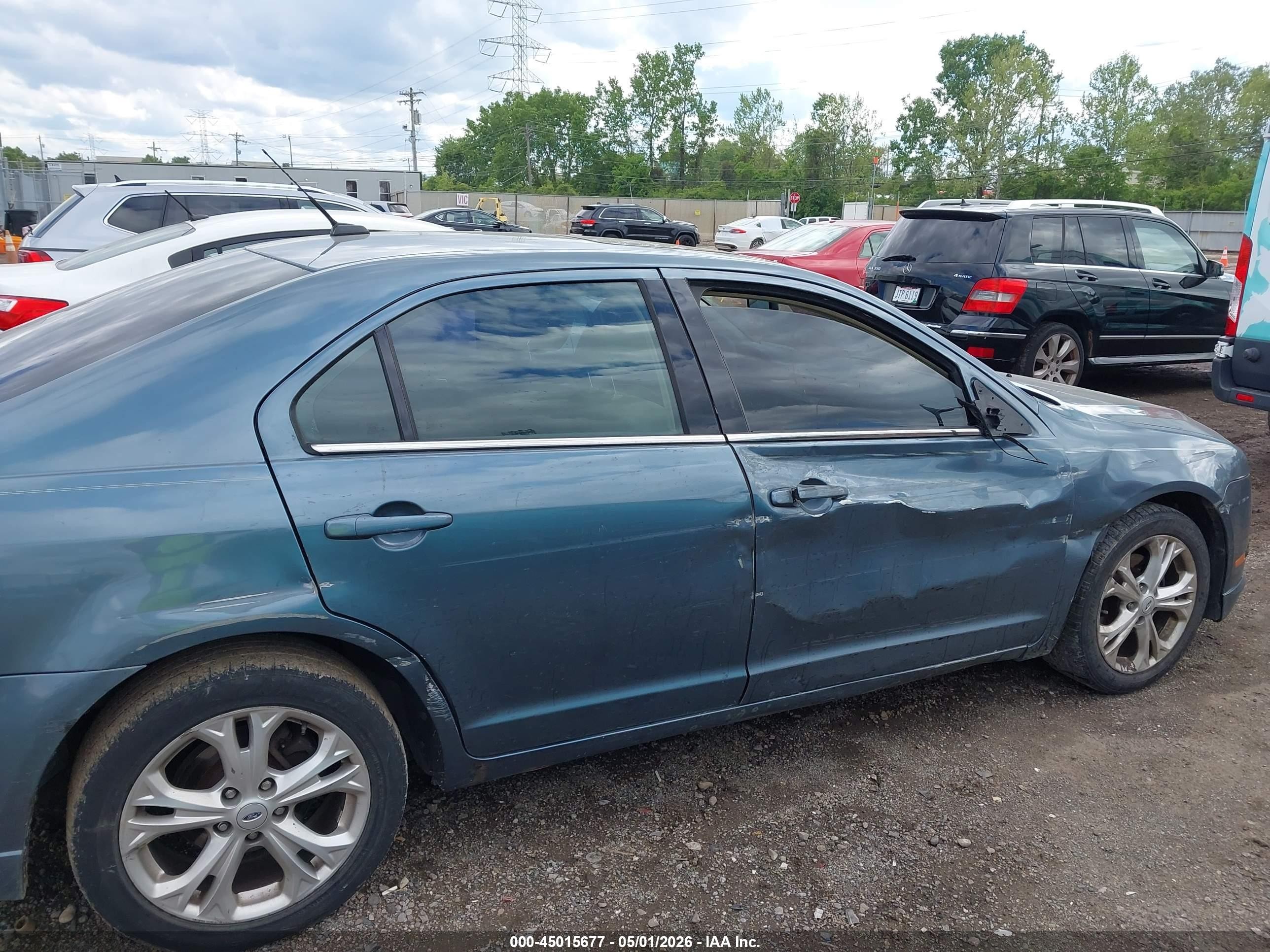 2012 Ford Fusion Se Синий vin: 3FAHP0HA4CR358952