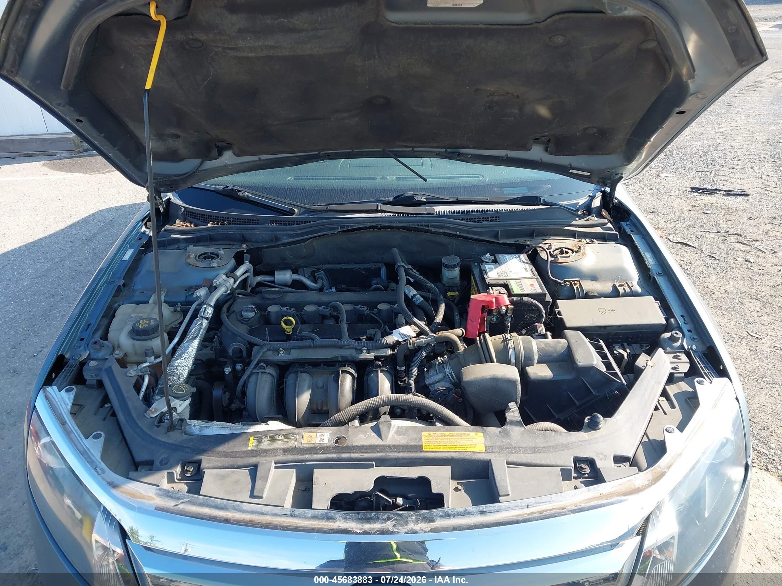 2012 Ford Fusion Se Light Blue vin: 3FAHP0HA4CR374472