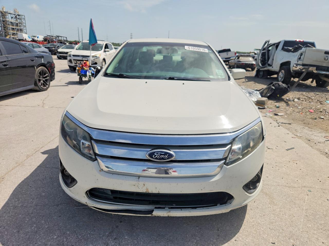 2012 Ford Fusion Se White vin: 3FAHP0HA4CR380546
