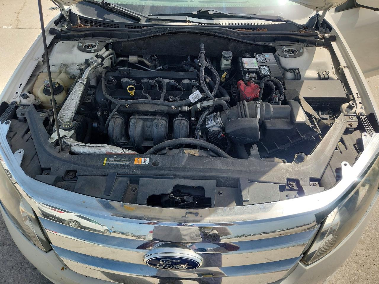 2012 Ford Fusion Se White vin: 3FAHP0HA4CR380546