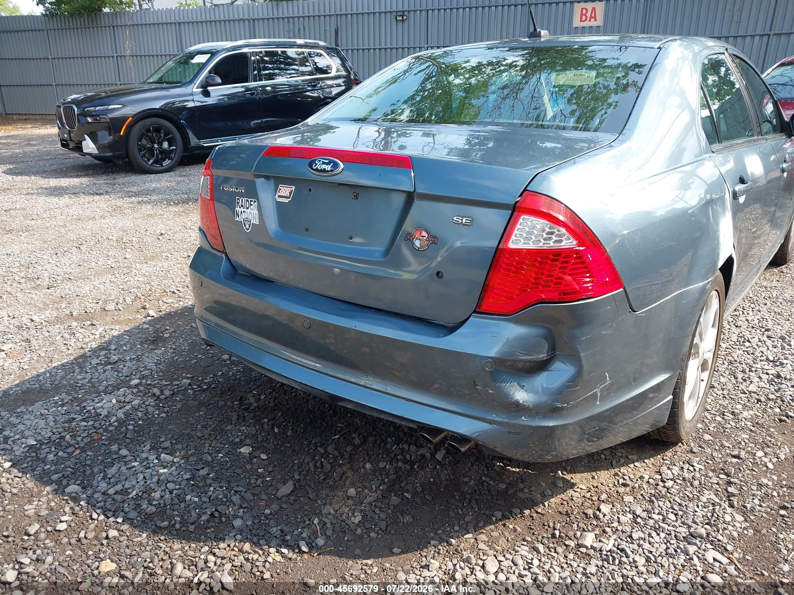 2012 Ford Fusion Se Blue vin: 3FAHP0HA4CR387237