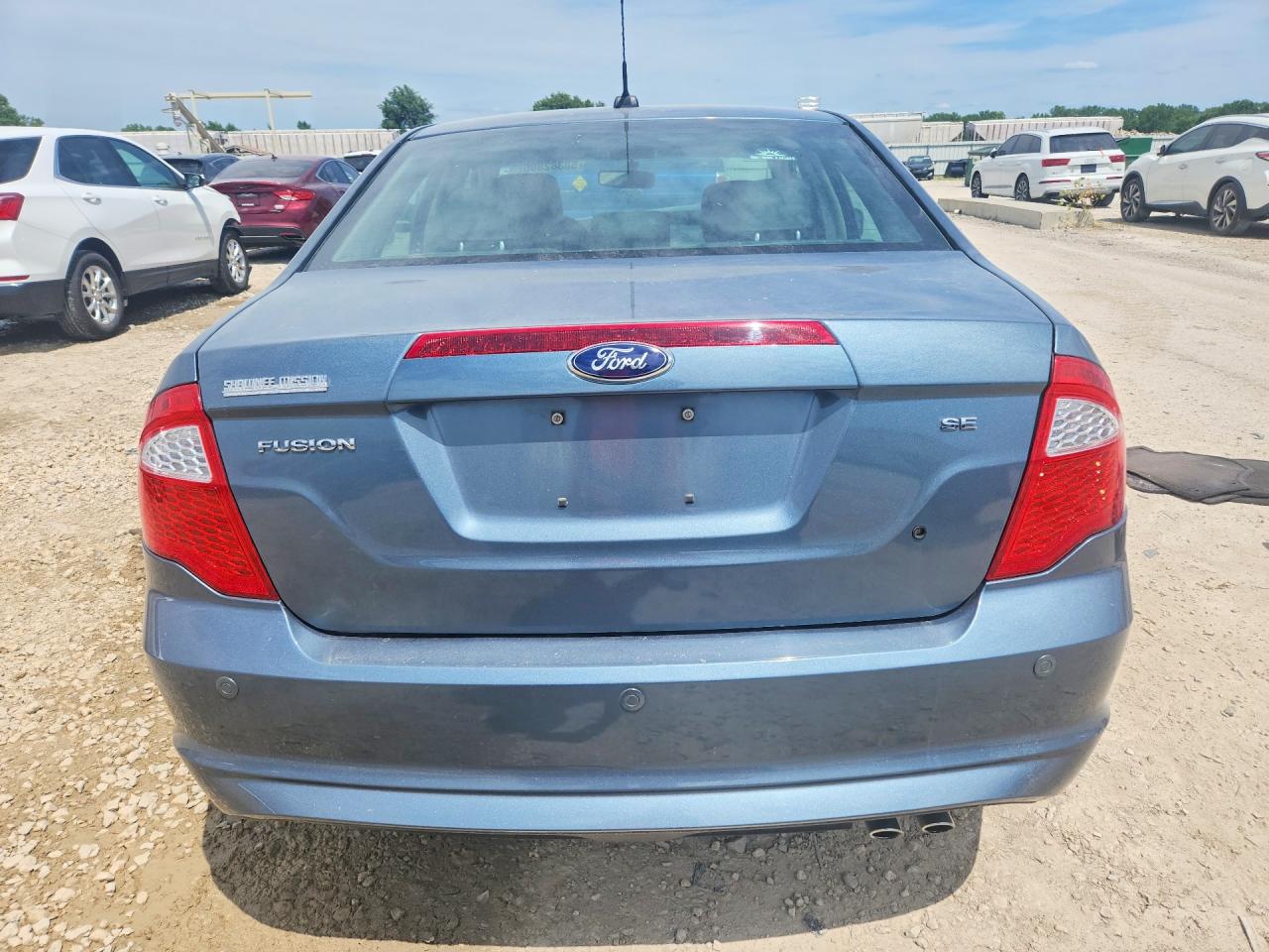 2012 Ford Fusion Se Blue vin: 3FAHP0HA4CR395953