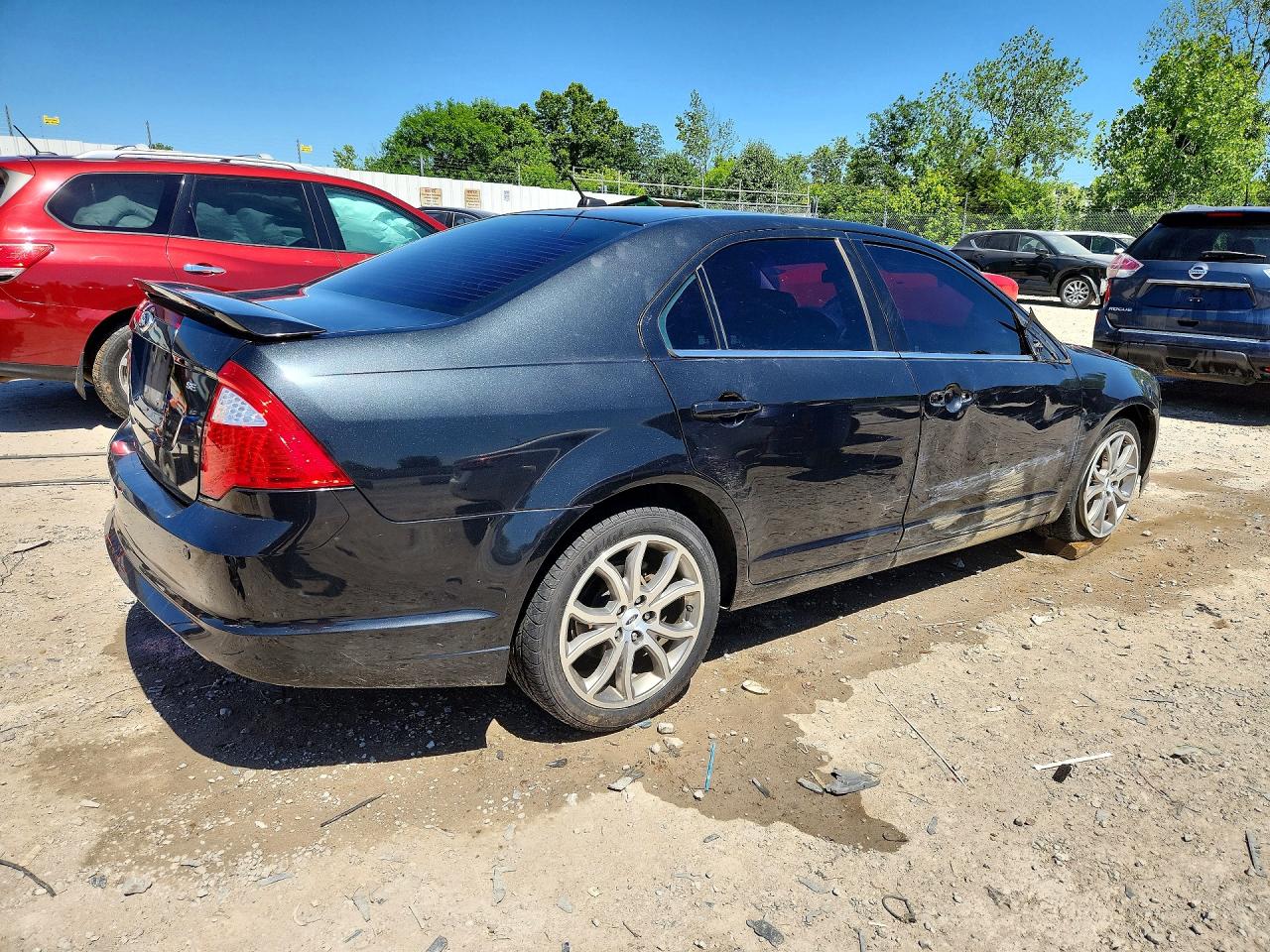 2012 Ford Fusion Se Gray vin: 3FAHP0HA4CR410872