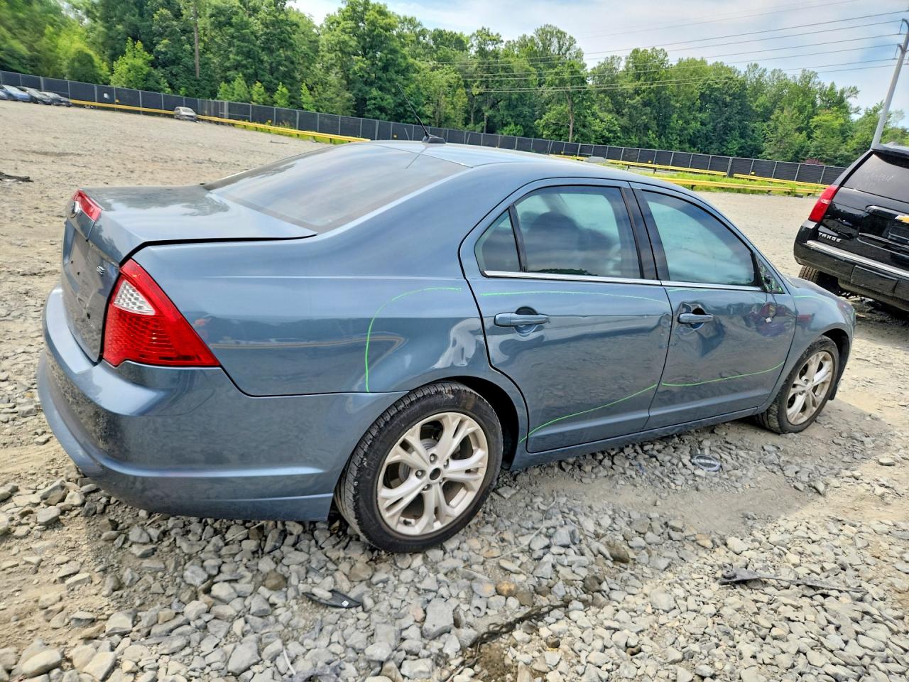 2012 Ford Fusion Se Gray vin: 3FAHP0HA4CR414212