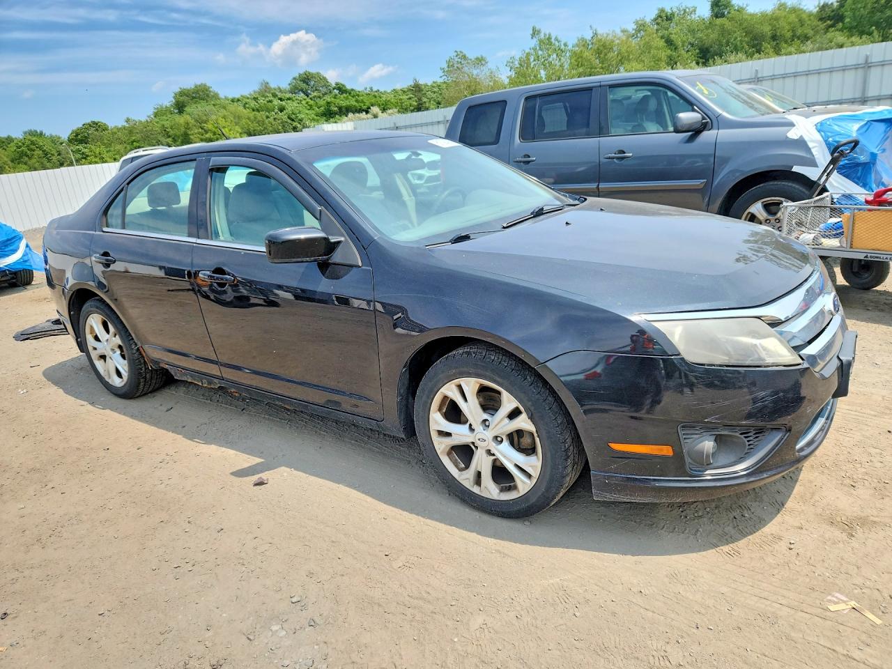 2012 Ford Fusion Se Black vin: 3FAHP0HA4CR418762