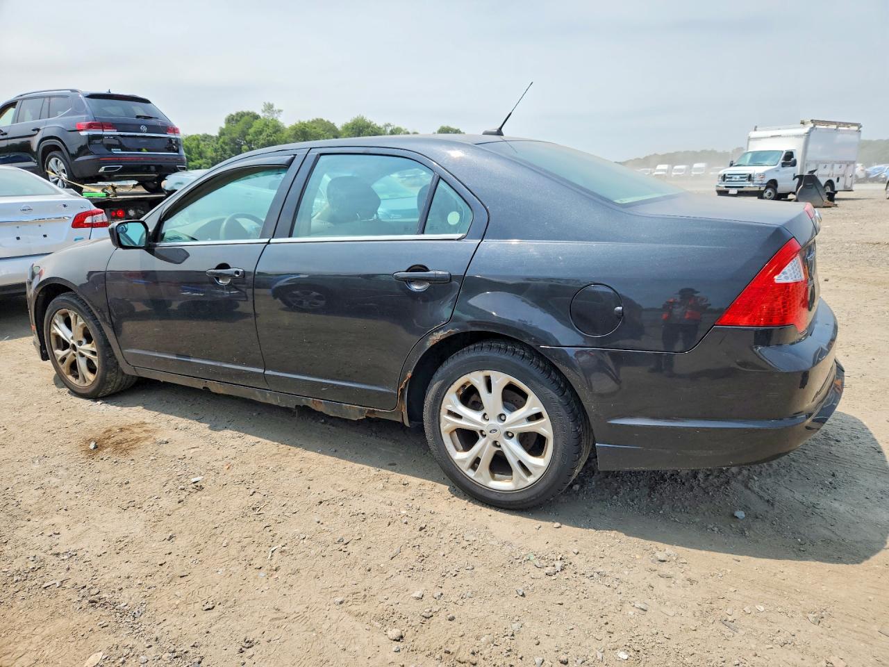 2012 Ford Fusion Se Black vin: 3FAHP0HA4CR418762