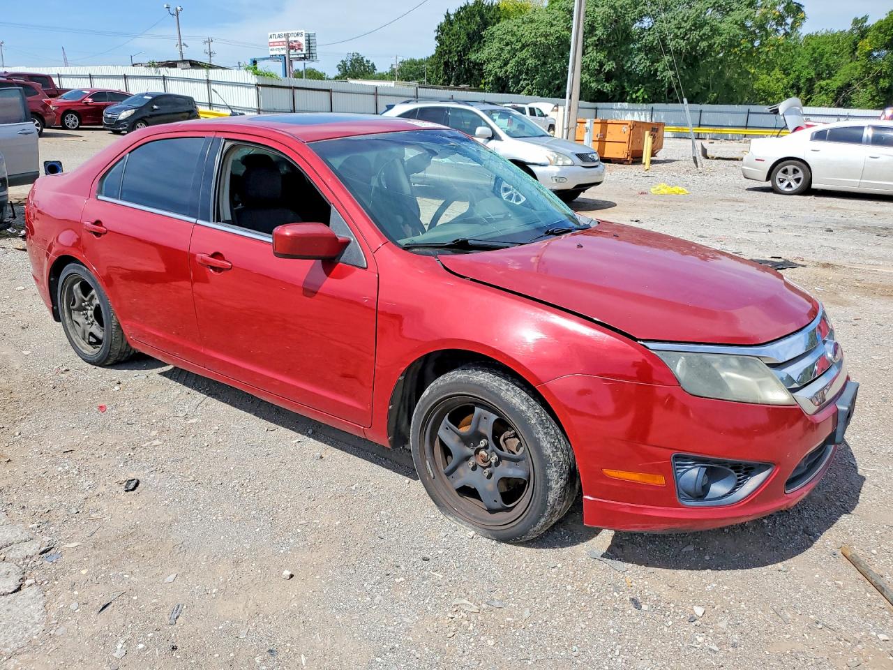 2010 Ford Fusion Se Red vin: 3FAHP0HA5AR151614